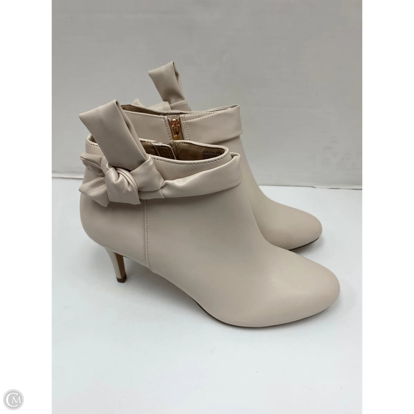 Boots Ankle Heels By Nanette By Nanette Lepore In Cream, Size: 8.5