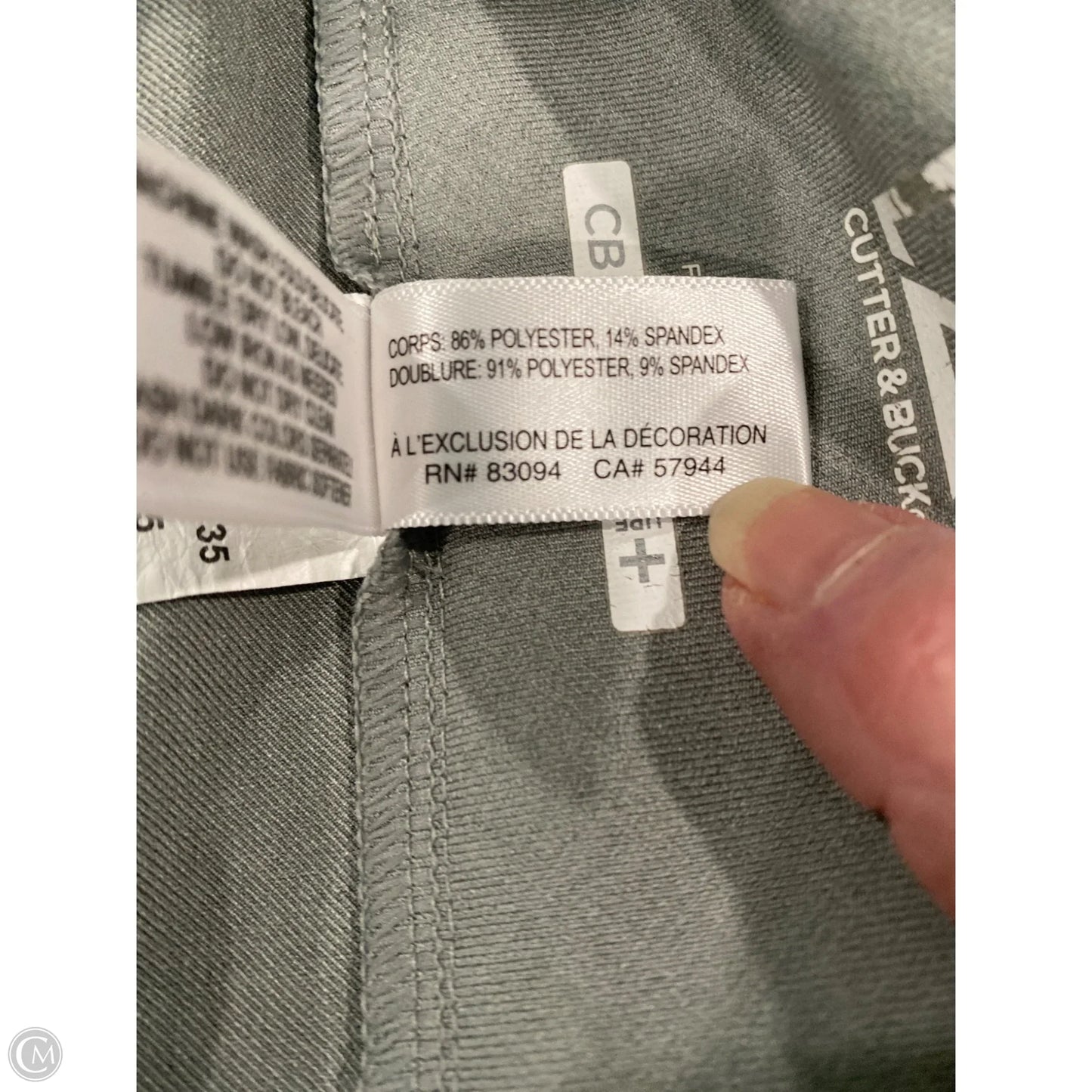 Shorts By Cutter And Buck In Grey, Size: L