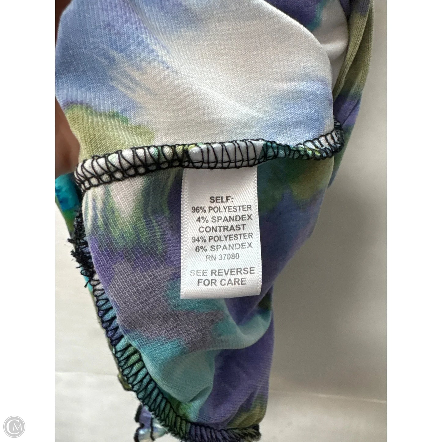 Top Sleeveless By Cato In Blue, Size: S