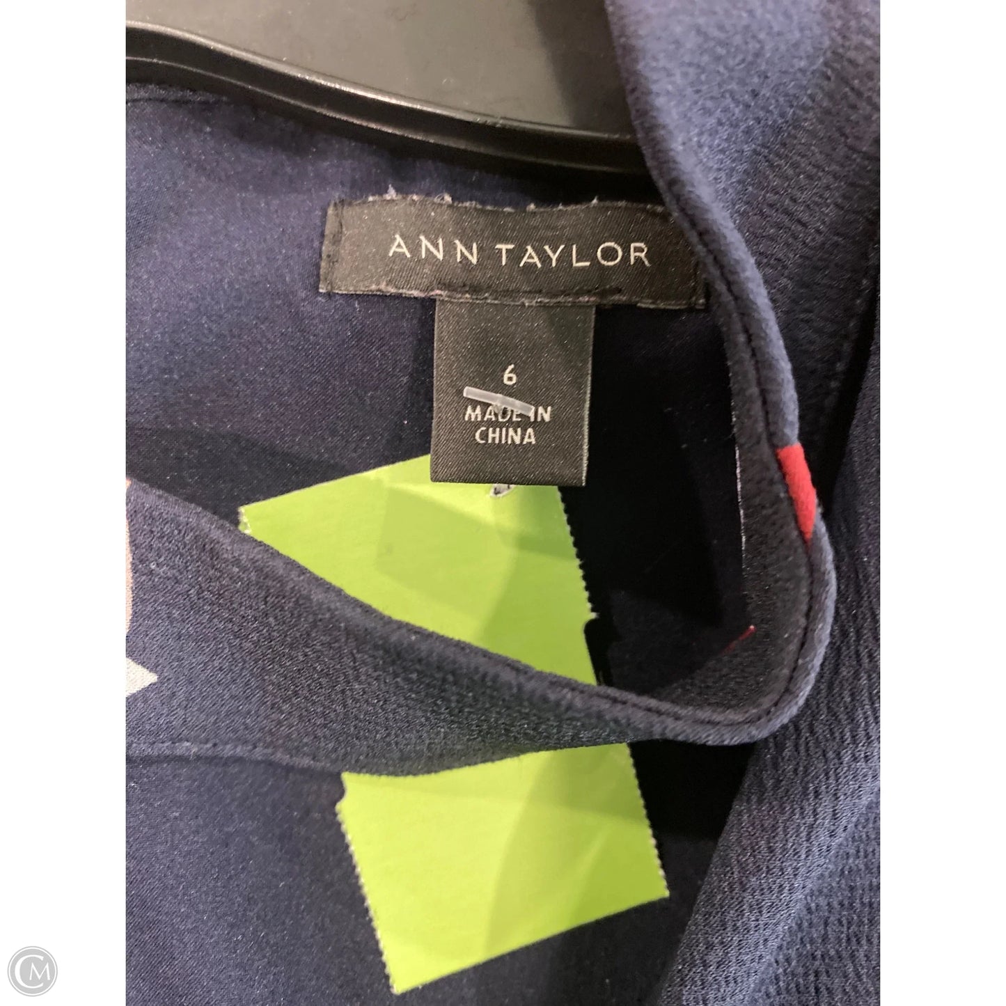 Dress Casual Midi By Ann Taylor In Navy, Size: S