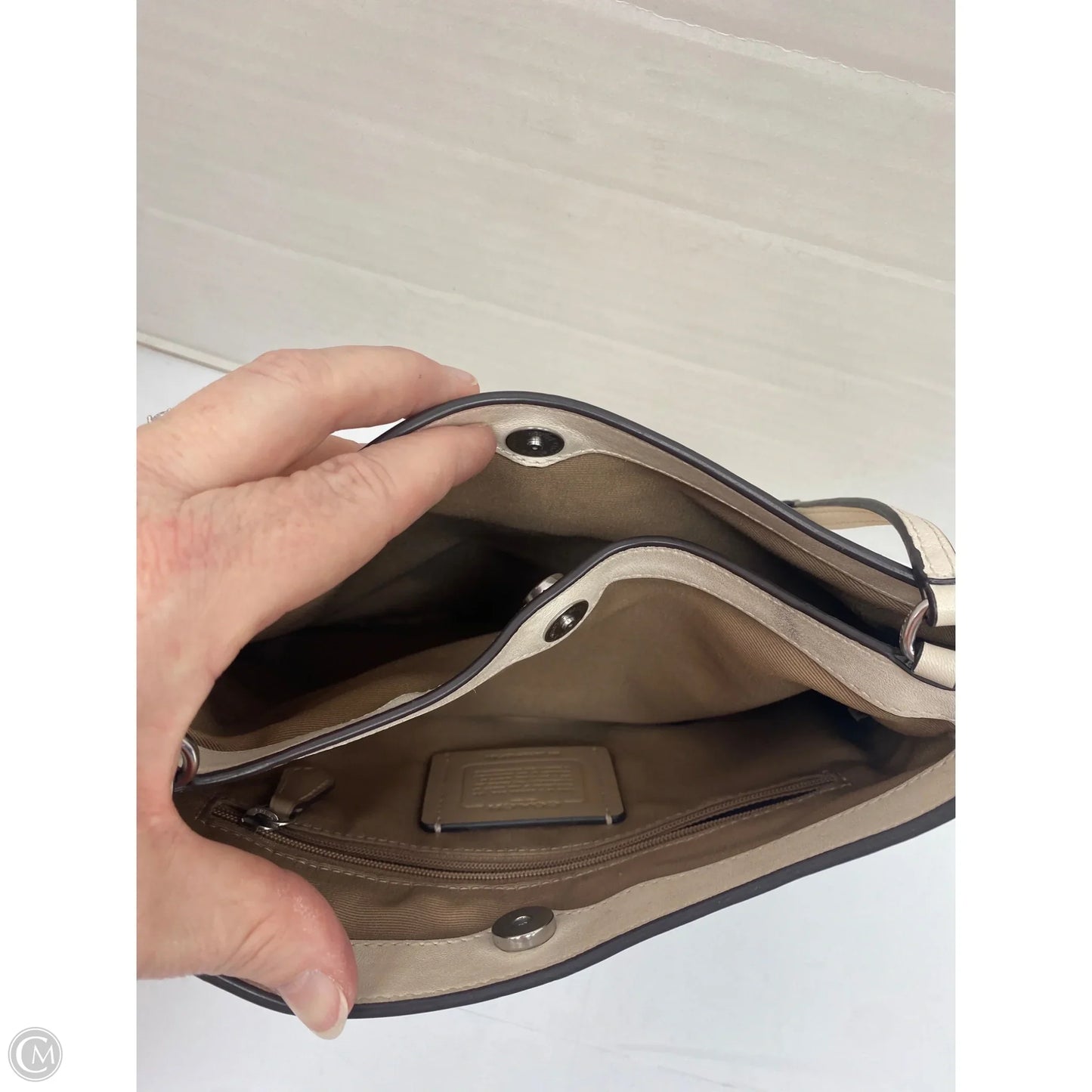Handbag Designer By Coach, Size: Medium