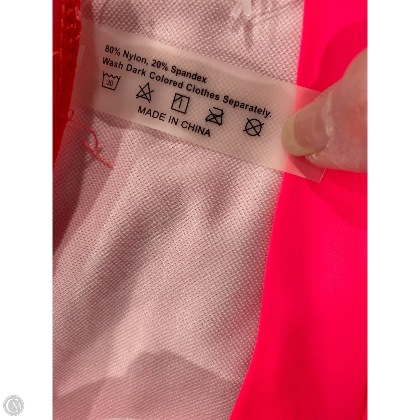 Swimsuit 2pc By Shein In Pink, Size: L