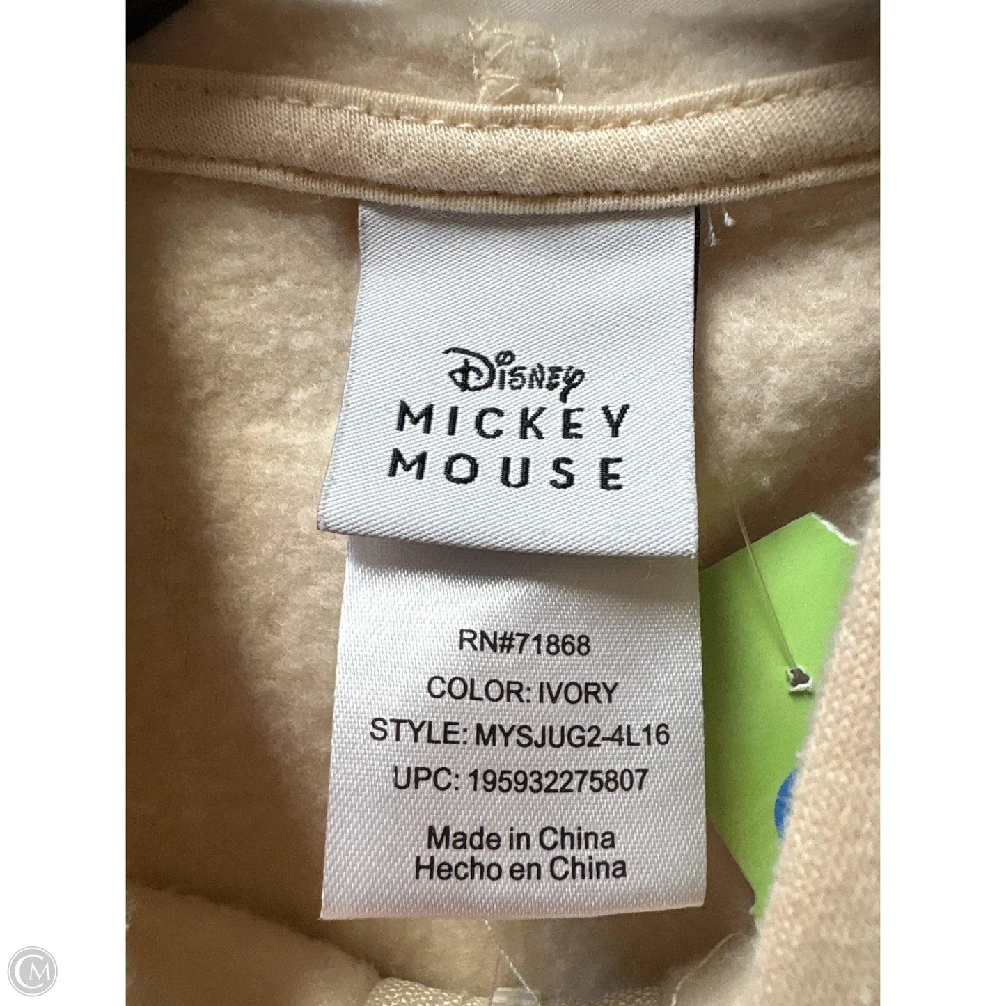 Jacket Other By Disney Store In Tan, Size: M