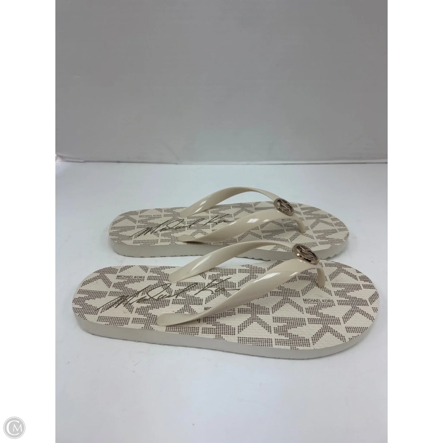 Sandals Designer By Michael Kors In Cream, Size: 10