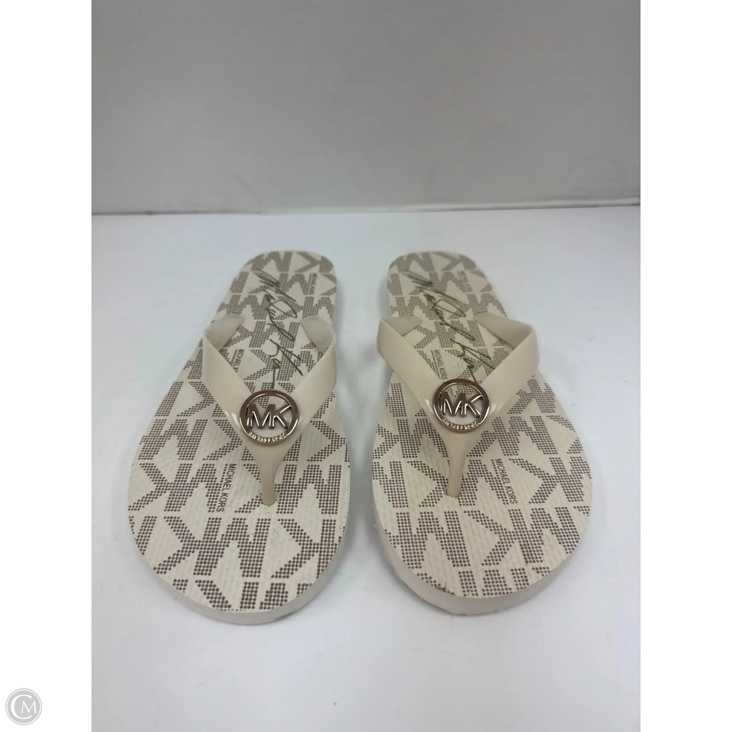 Sandals Designer By Michael Kors In Cream, Size: 10