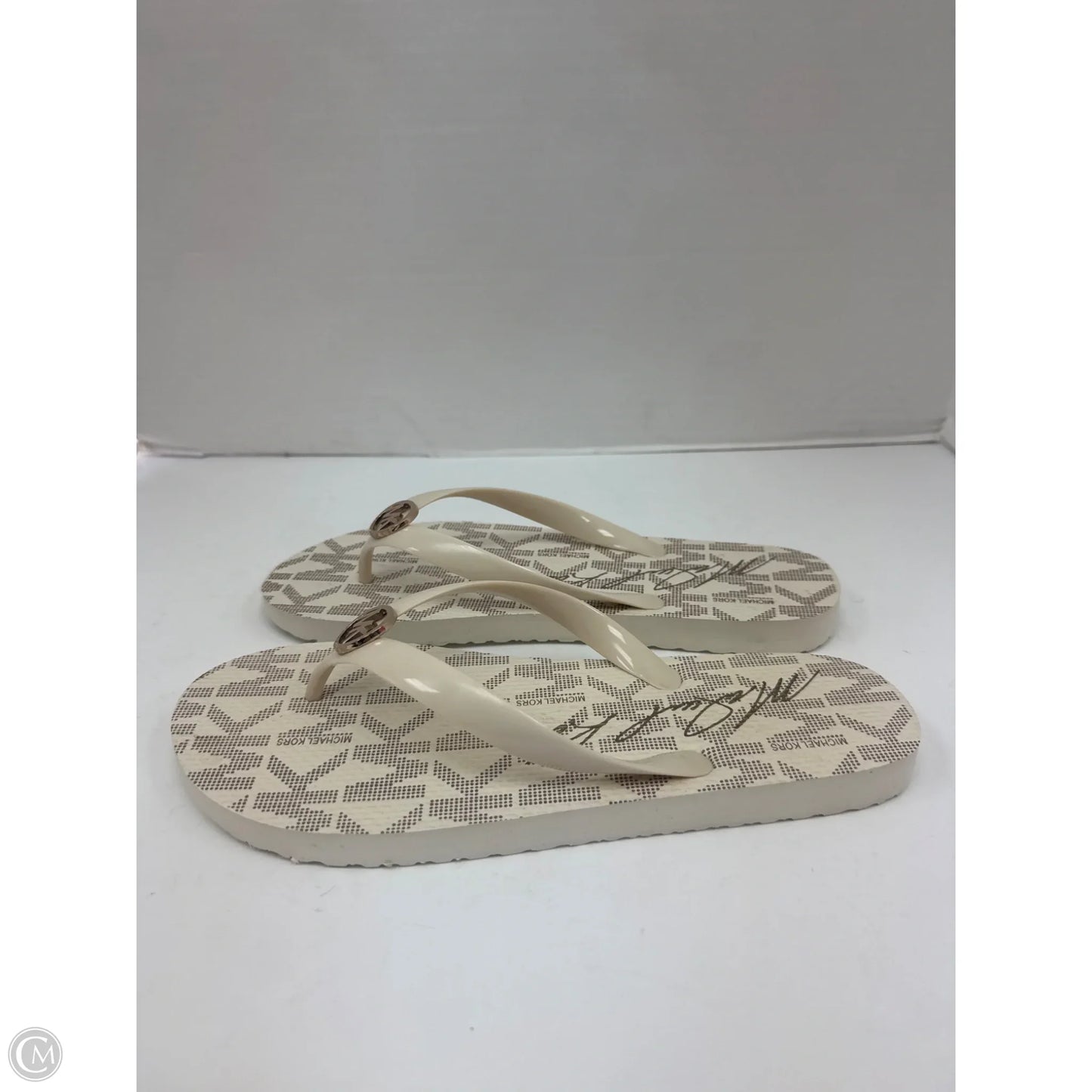 Sandals Designer By Michael Kors In Cream, Size: 10