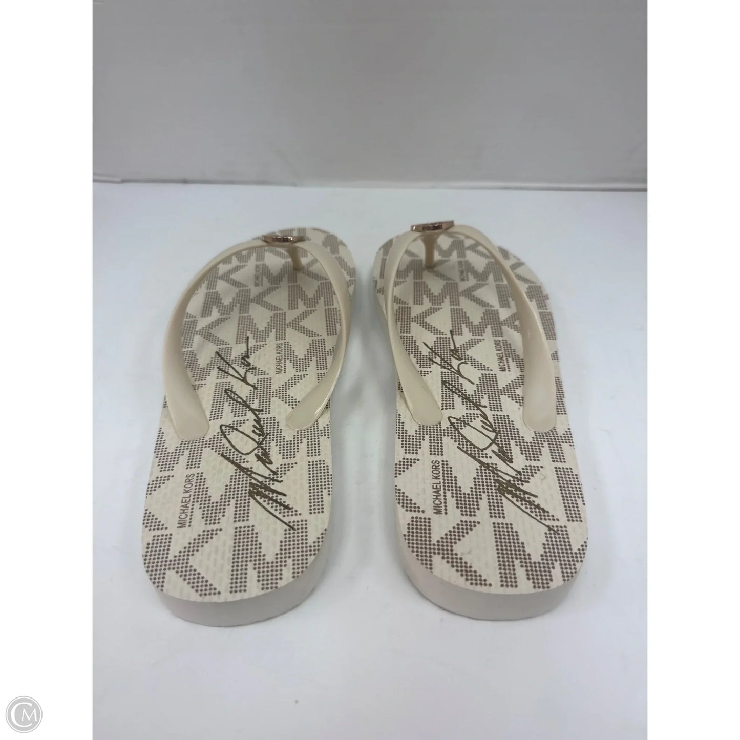 Sandals Designer By Michael Kors In Cream, Size: 10