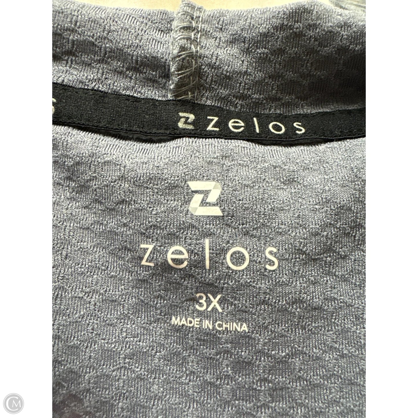 Sweatshirt Hoodie By Zelos In Grey, Size: 3x