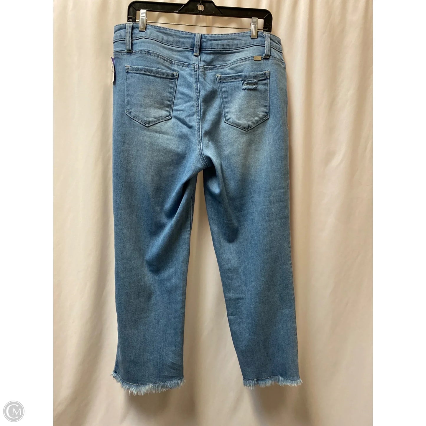 Jeans Cropped By 1822 Denim In Blue Denim, Size: 14