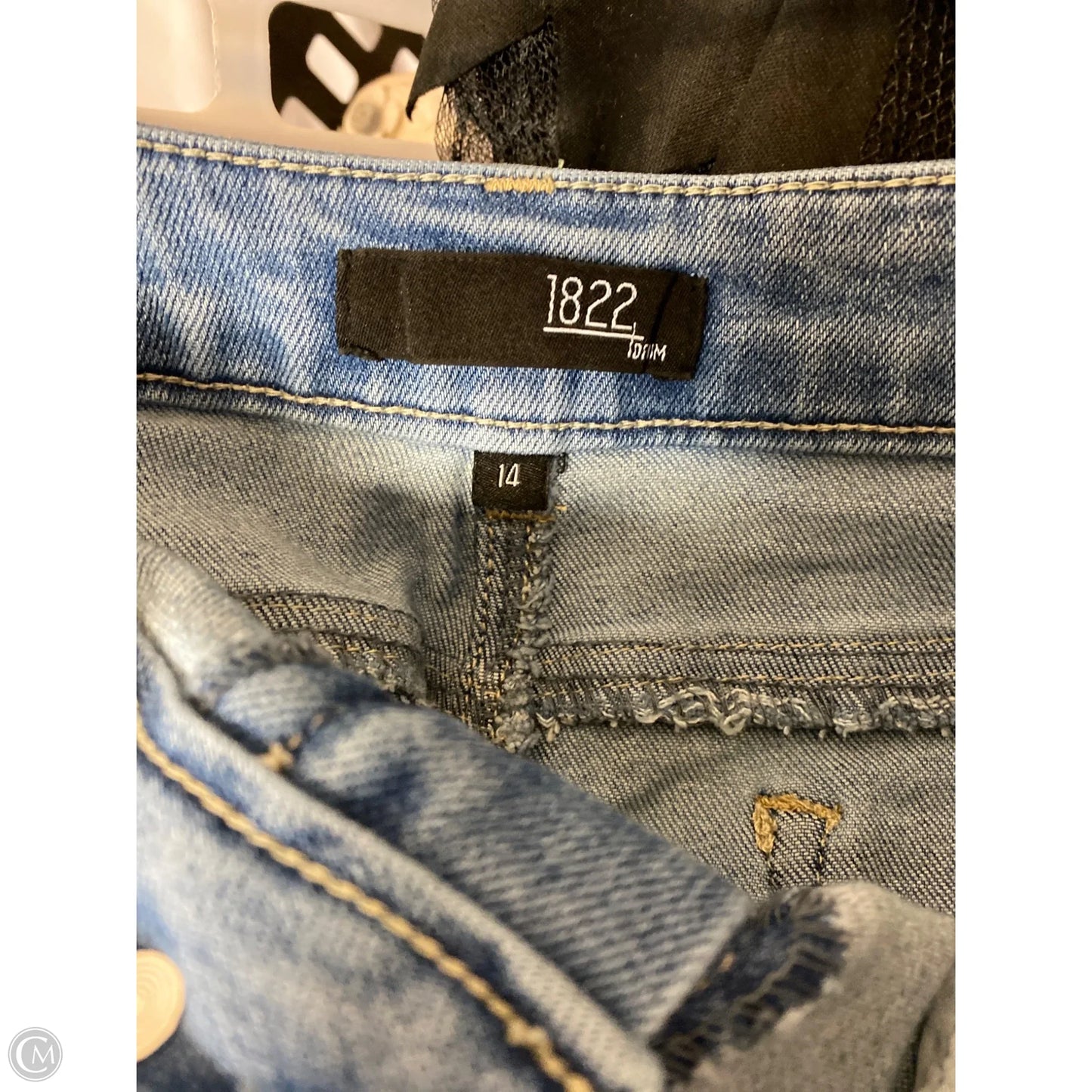 Jeans Cropped By 1822 Denim In Blue Denim, Size: 14