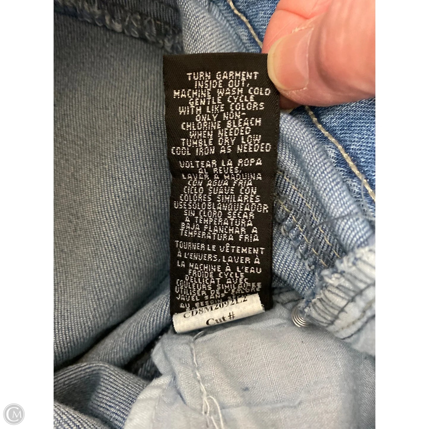 Jeans Cropped By 1822 Denim In Blue Denim, Size: 14
