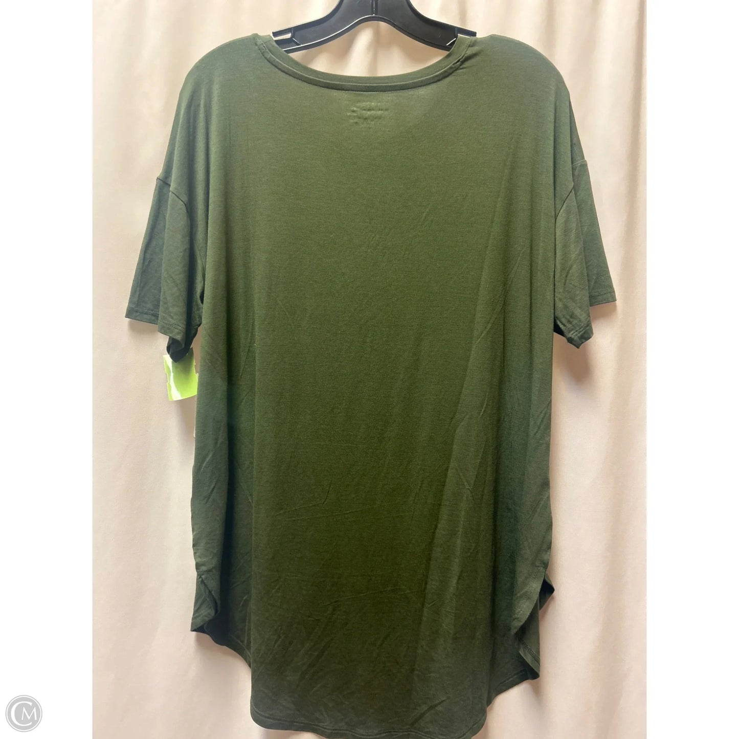 Top Short Sleeve By Time And Tru In Green, Size: M