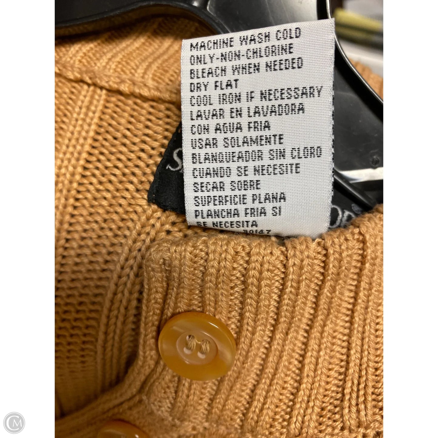 Cardigan By Sag Harbor In Brown, Size: Sp