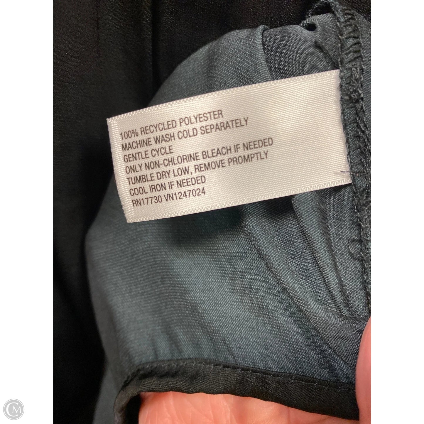 Top Long Sleeve By A New Day In Black, Size: Xxl