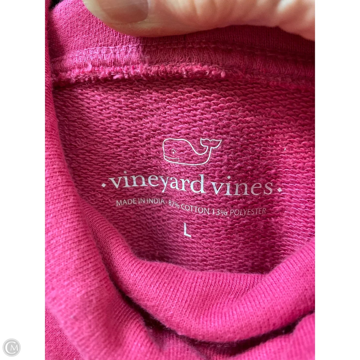 Sweatshirt Crewneck By Vineyard Vines In Pink, Size: L