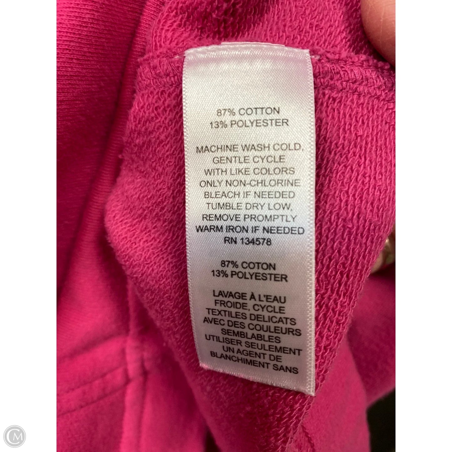 Sweatshirt Crewneck By Vineyard Vines In Pink, Size: L