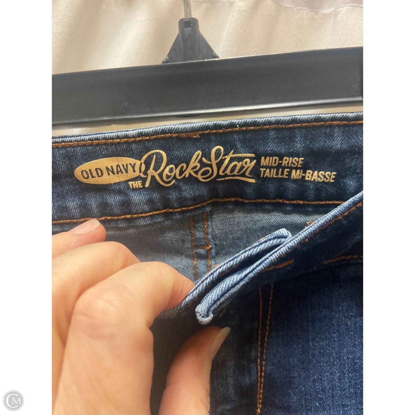 Jeans Skinny By Old Navy In Blue Denim, Size: 2