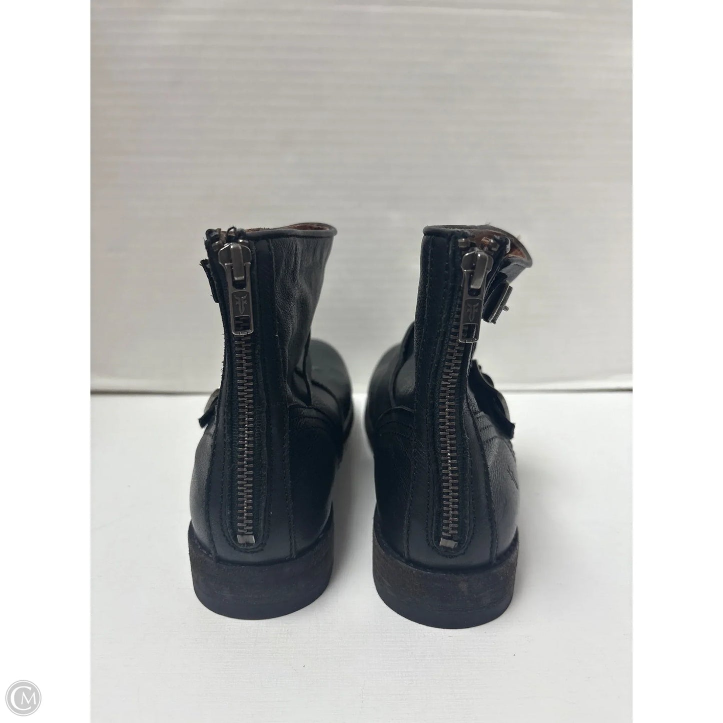 Boots Designer By Frye In Black, Size: 7.5