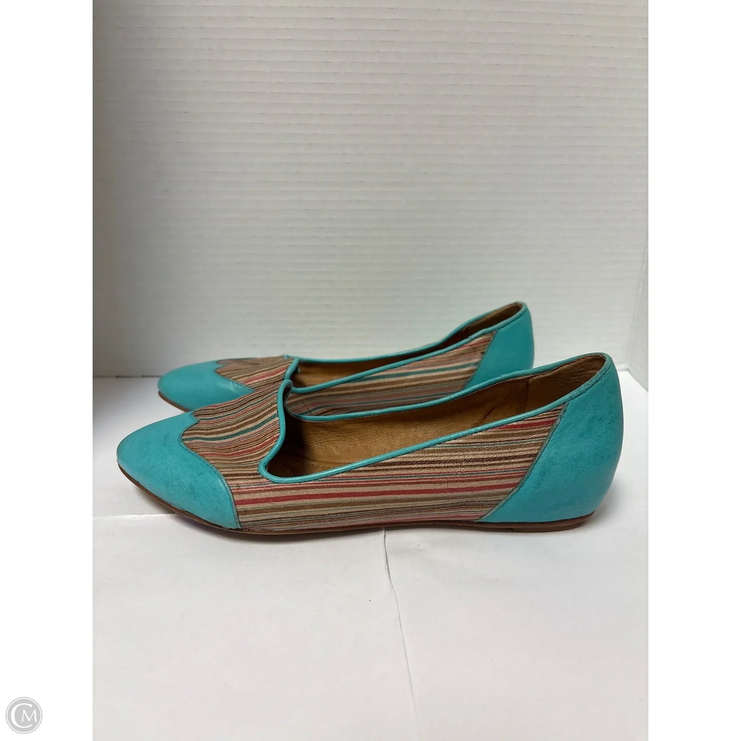 Shoes Flats By Miz Mooz In Teal, Size: 7
