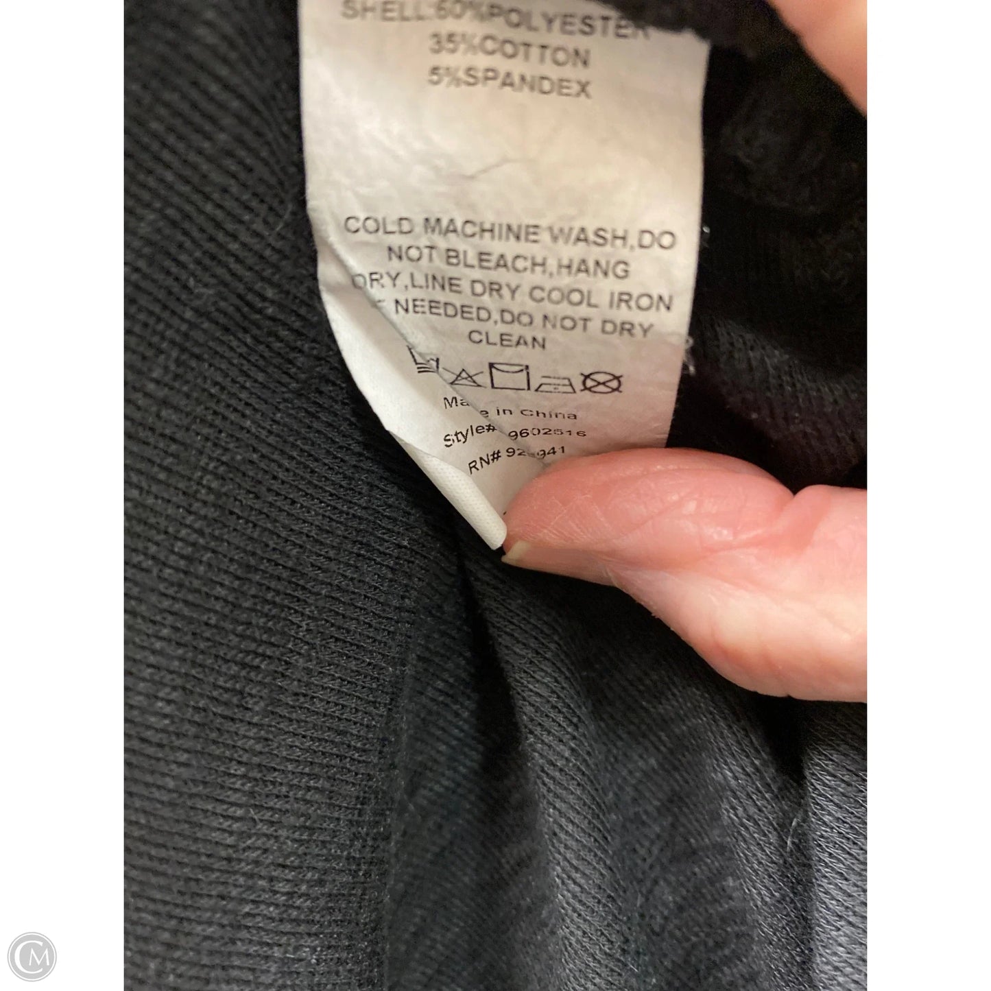 Top Long Sleeve By Suzanne Betro In Black, Size: 3x