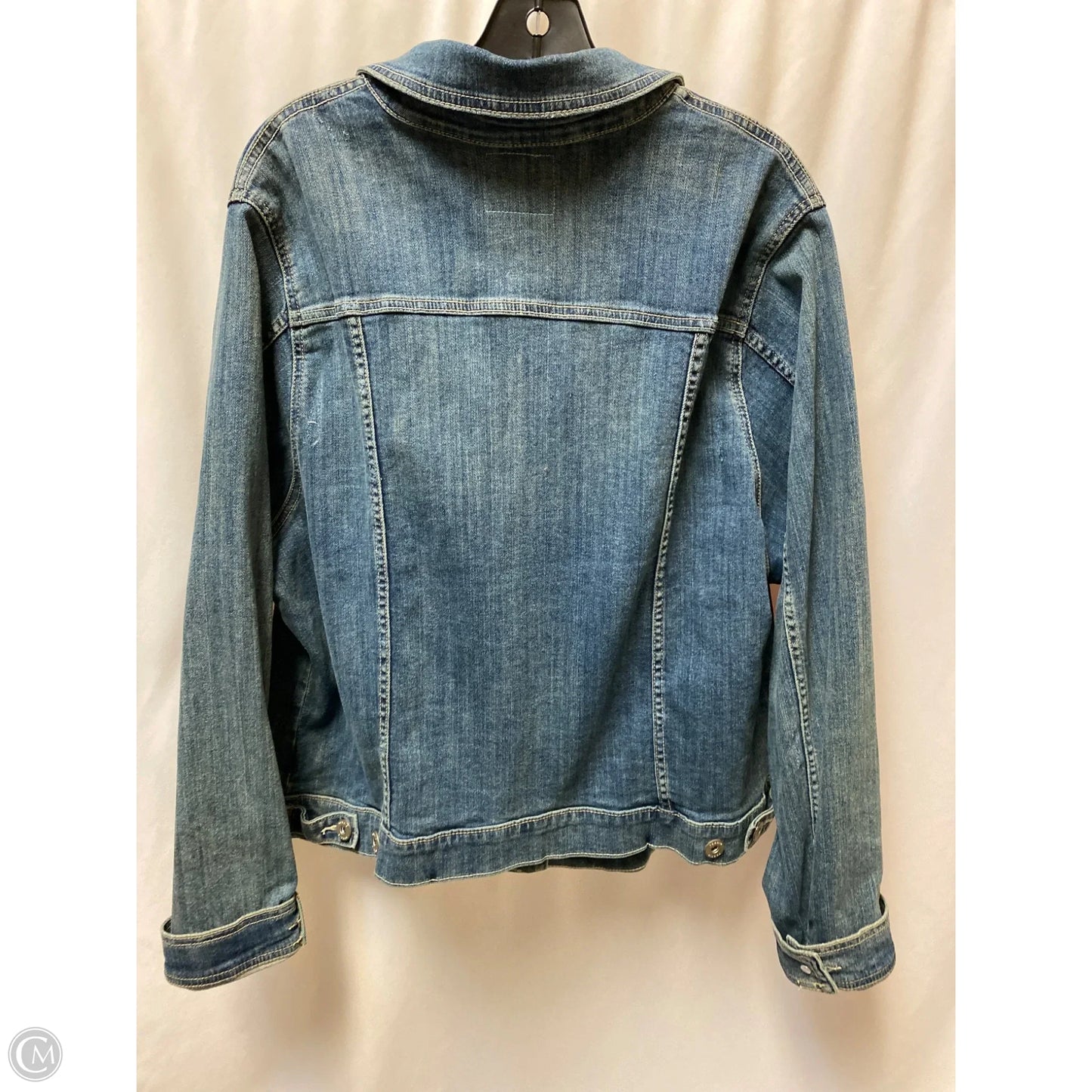 Jacket Denim By Torrid In Blue, Size: 3x
