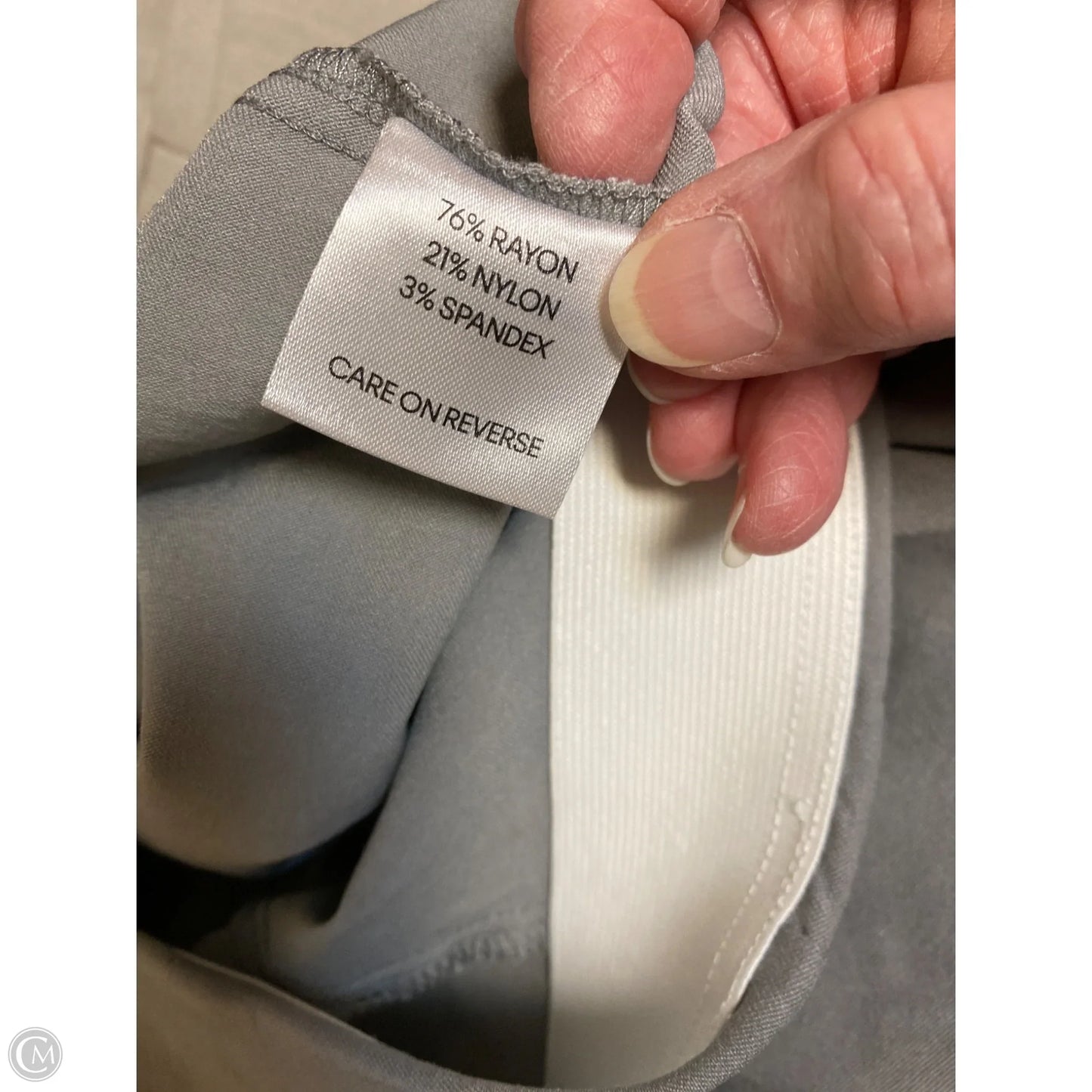 Pants Dress By Calvin Klein In Grey, Size: 14