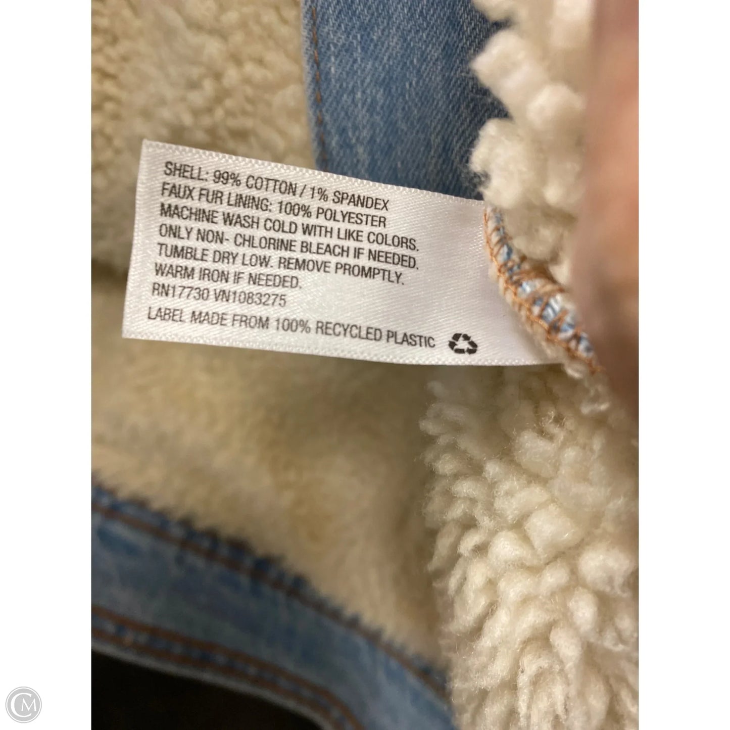 Jacket Denim By Universal Thread In Blue Denim, Size: S