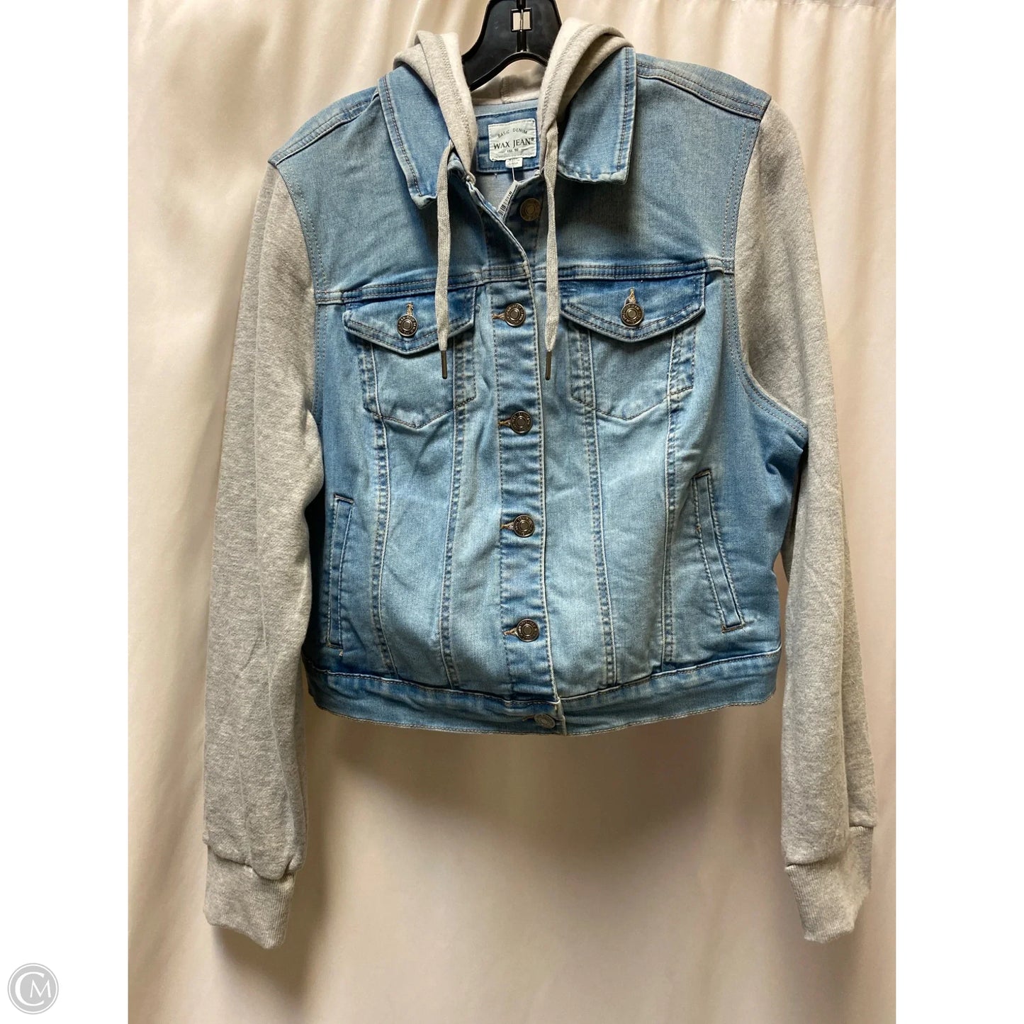 Jacket Denim By Clothes Mentor In Blue Denim, Size: 1x