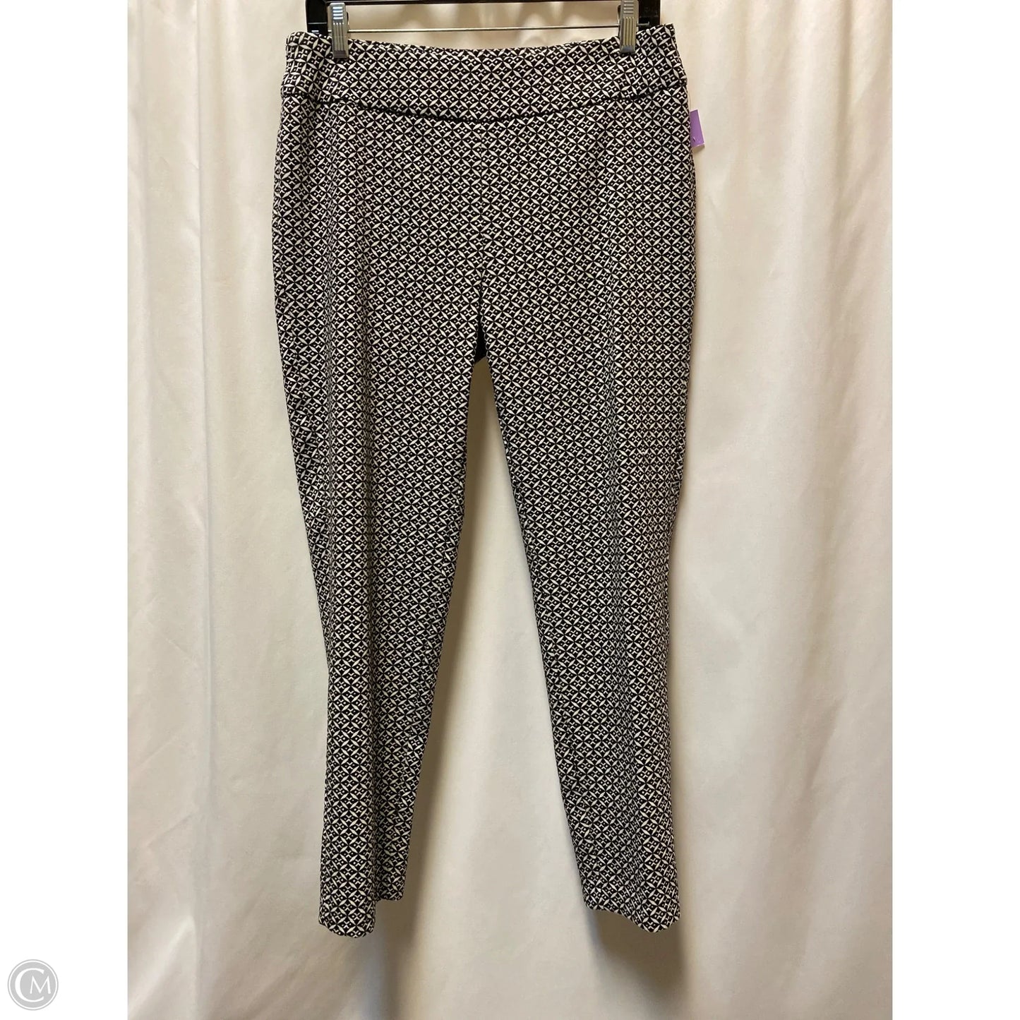 Pants Dress By Cato In Black & White, Size: 12