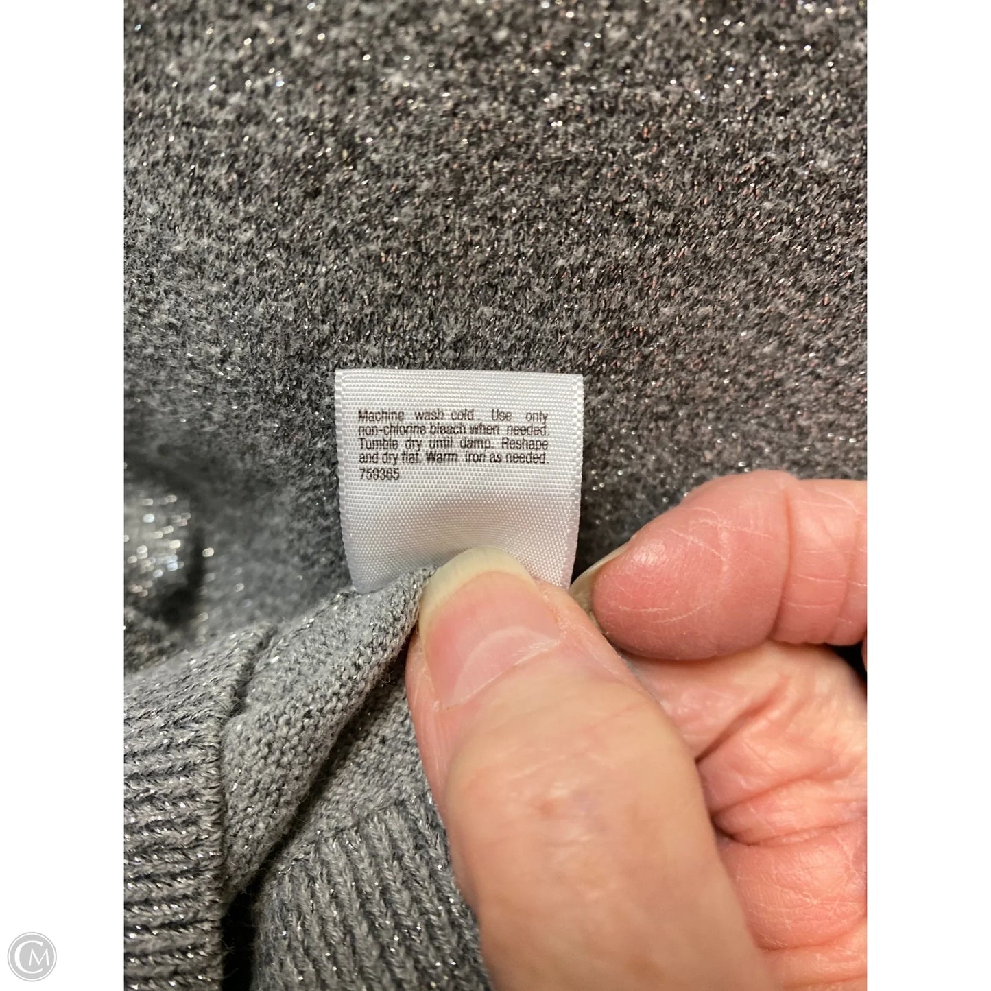 Cardigan By Ana In Silver, Size: 2x