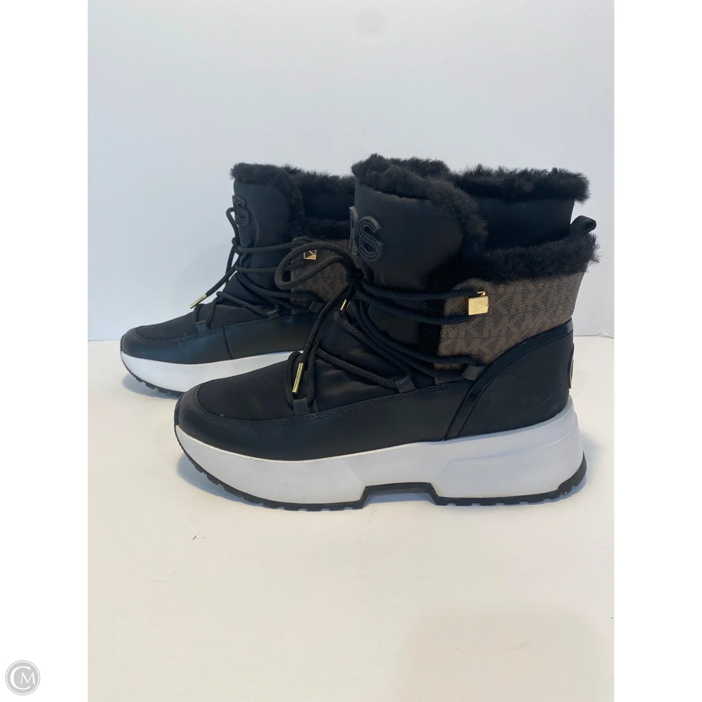 Boots Designer By Michael Kors In Black, Size: 7.5