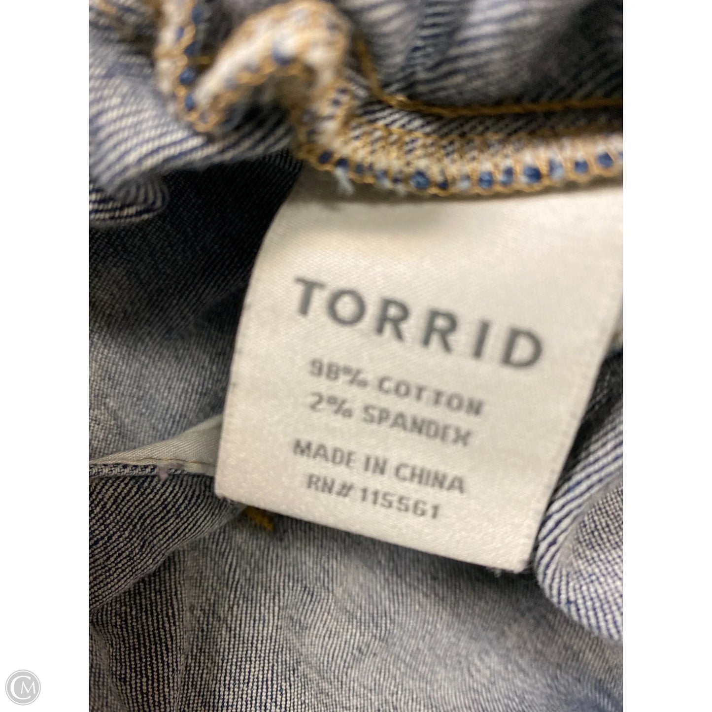 Jacket Denim By Torrid In Blue Denim, Size: 3x