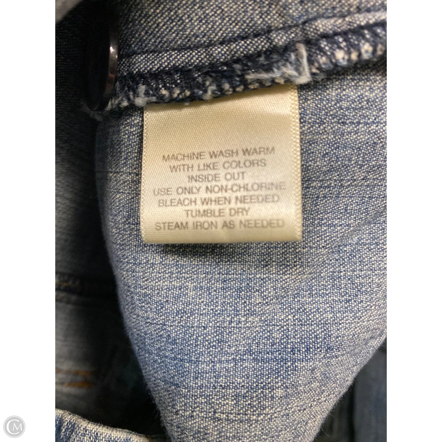 Jacket Denim By St Johns Bay In Blue Denim, Size: 2x
