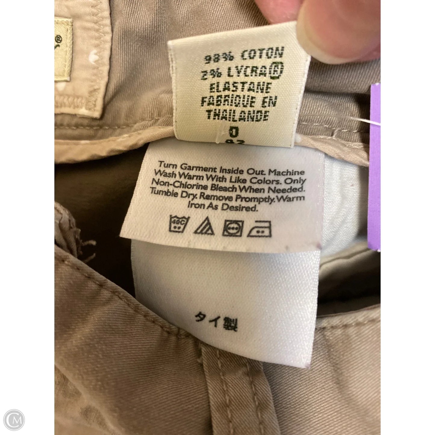 Pants Dress By Eddie Bauer In Tan, Size: 12