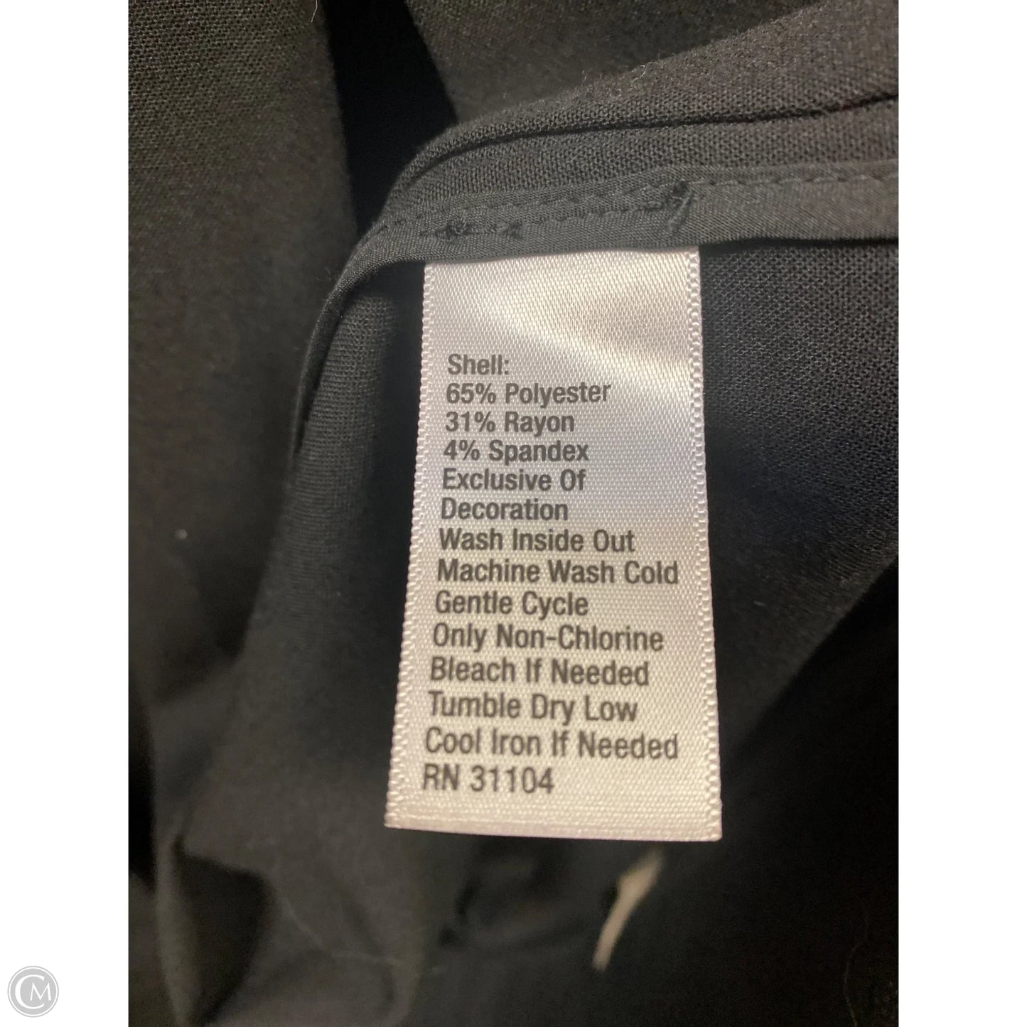 Vest Other By Kaari Blue In Black, Size: S