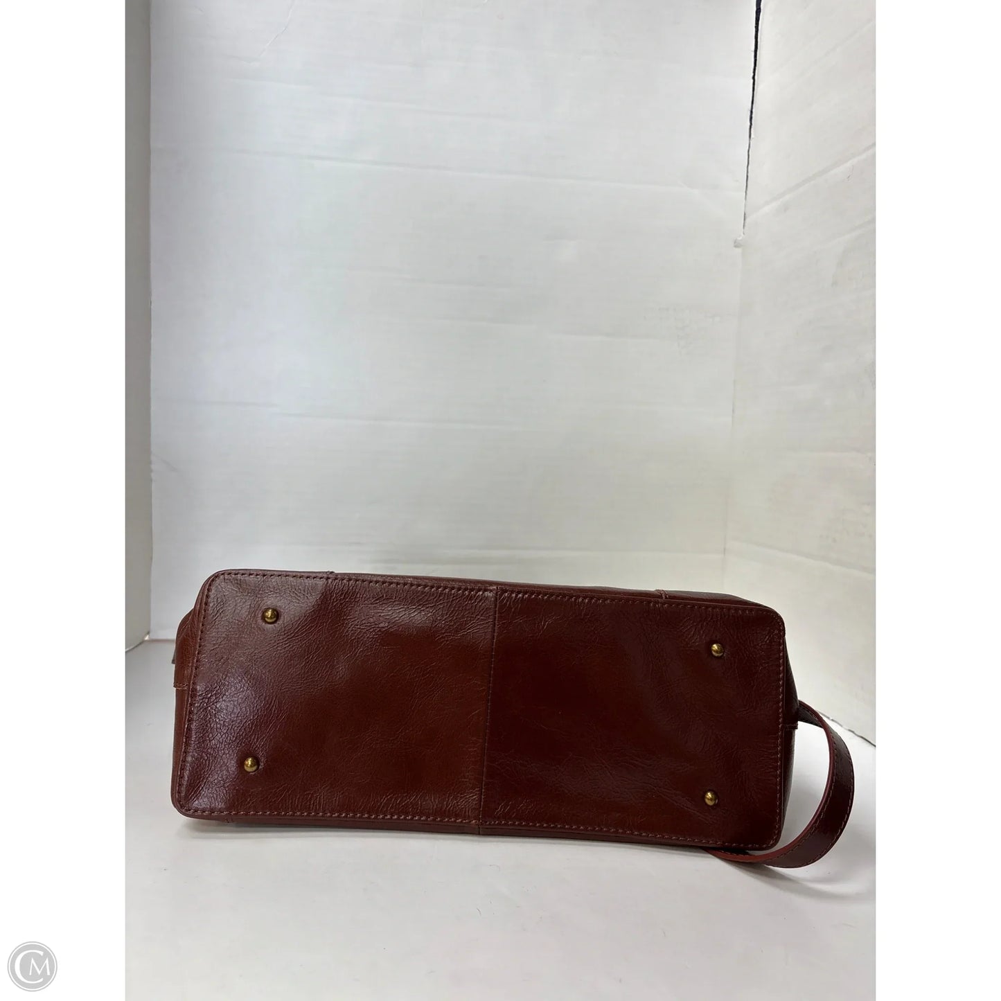 Handbag Leather By Clothes Mentor, Size: Medium