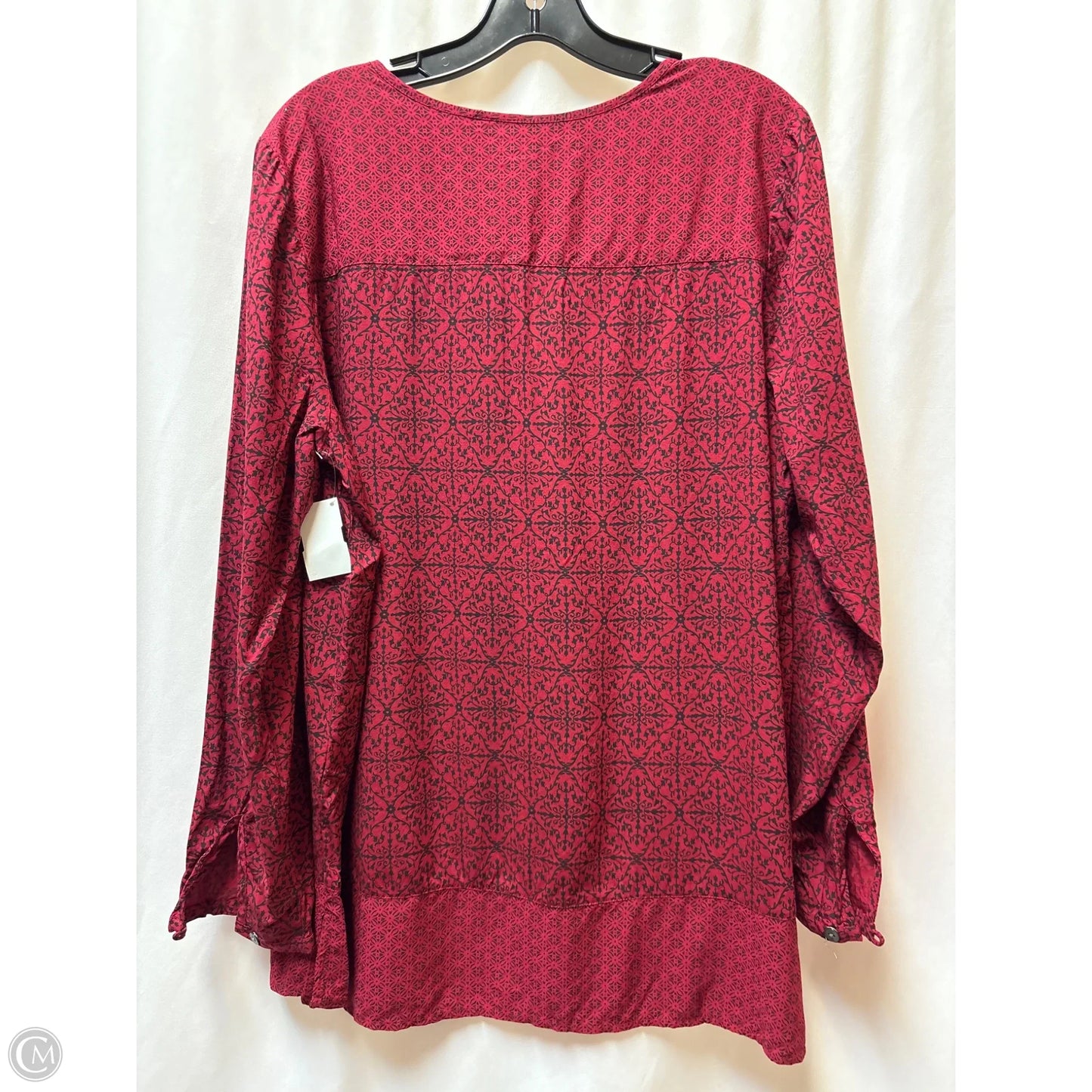 Sweater By J. Jill In Maroon, Size: 1x