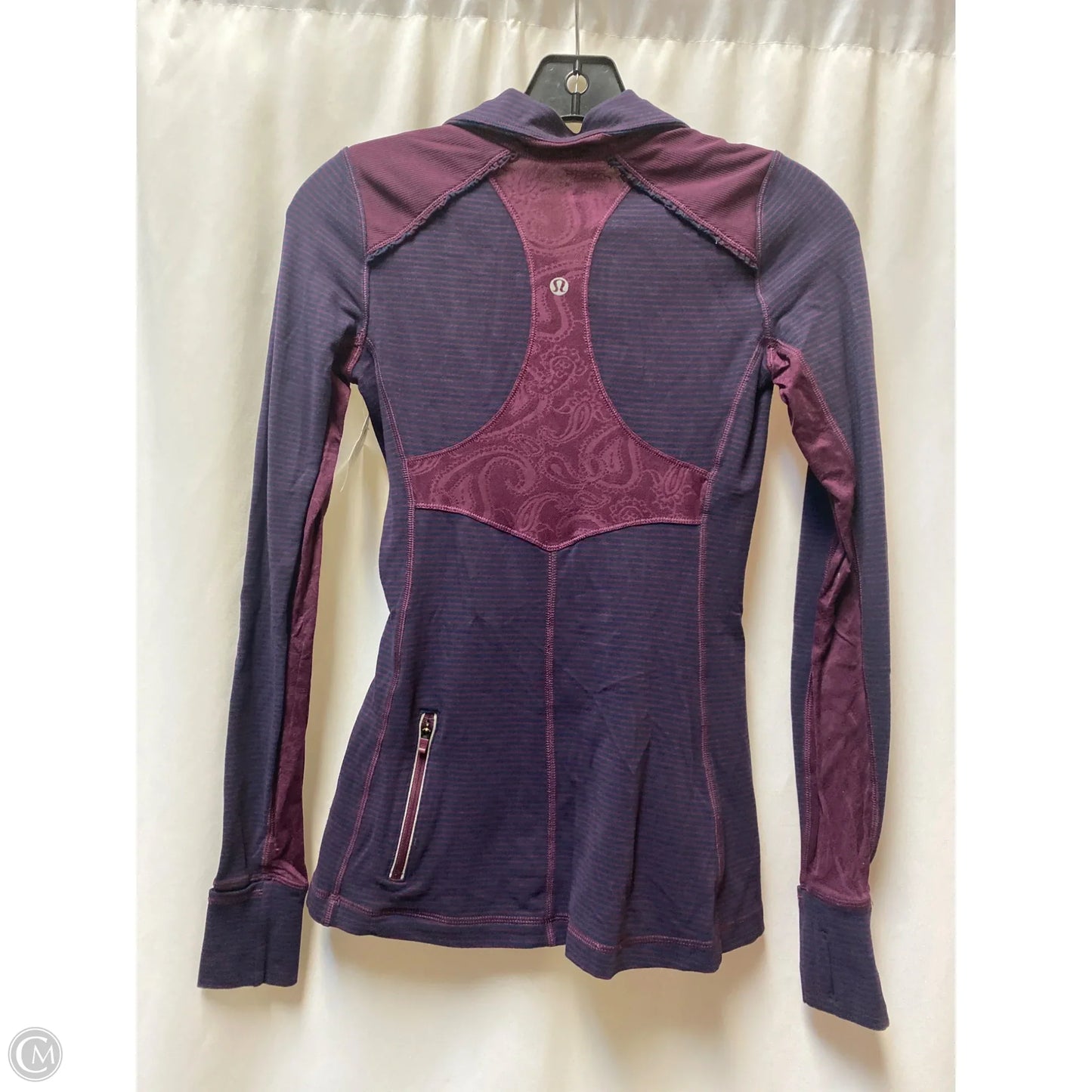 Athletic Sweatshirt Collar By Lululemon In Navy, Size: 2