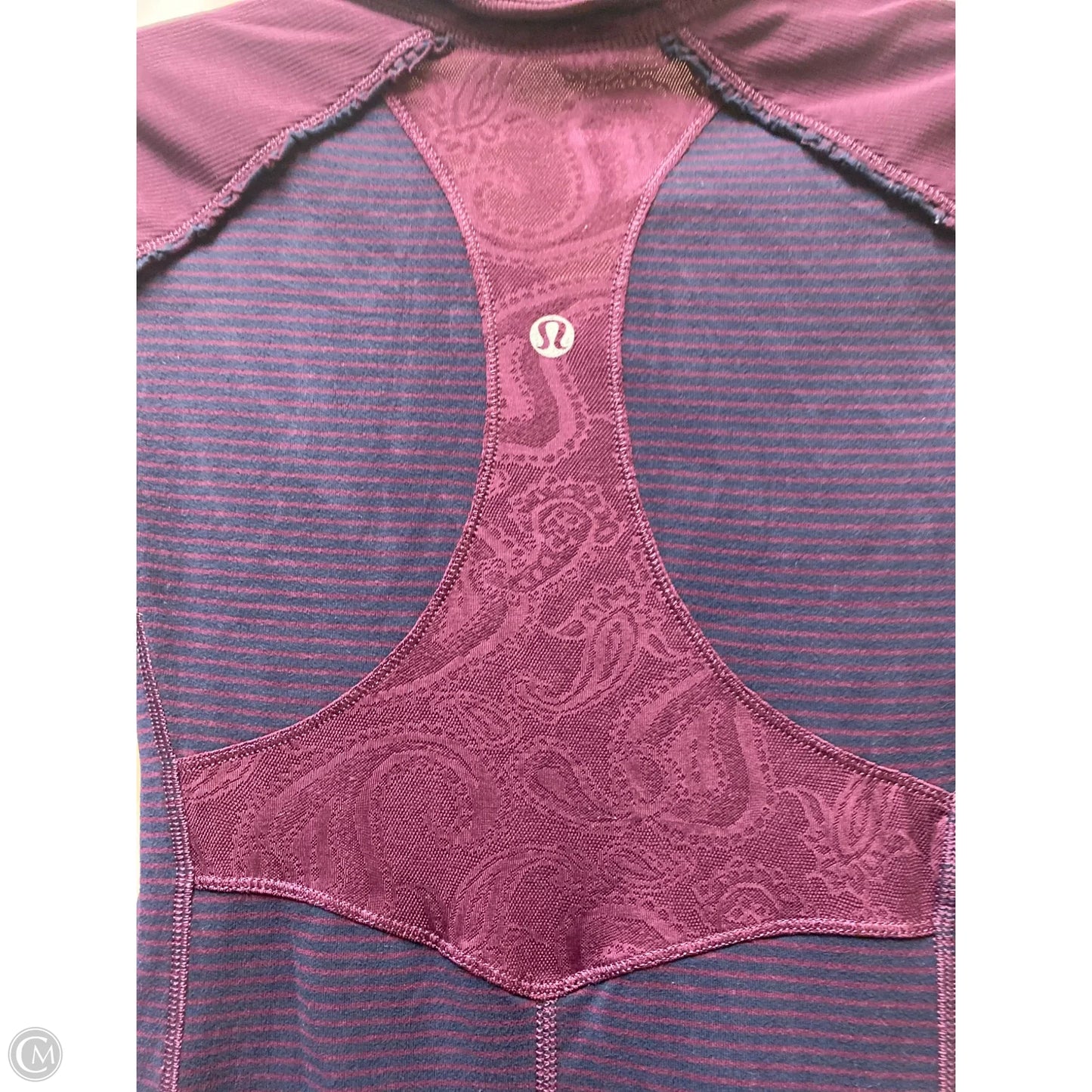 Athletic Sweatshirt Collar By Lululemon In Navy, Size: 2