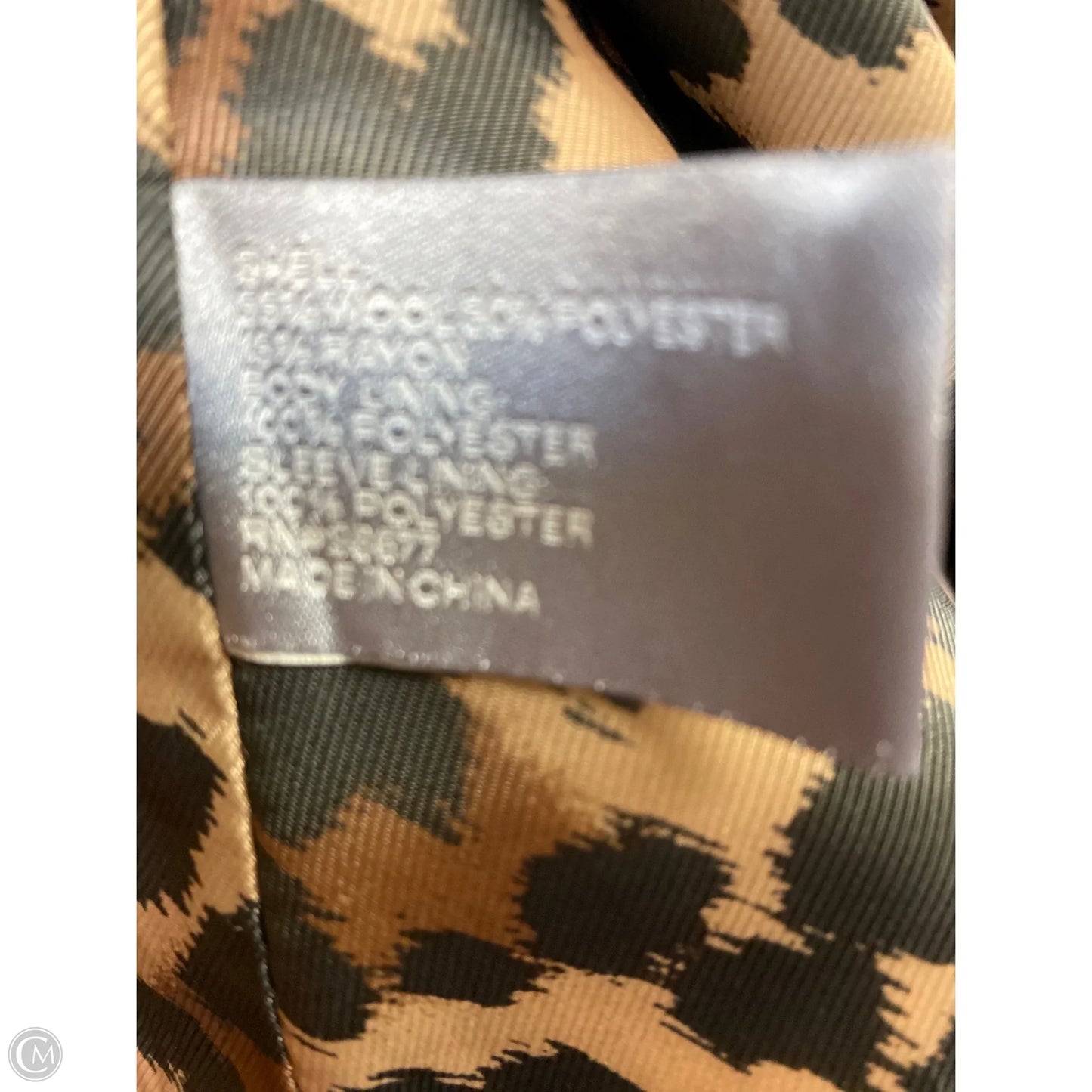 Coat Peacoat By Jcp In Brown, Size: Xl