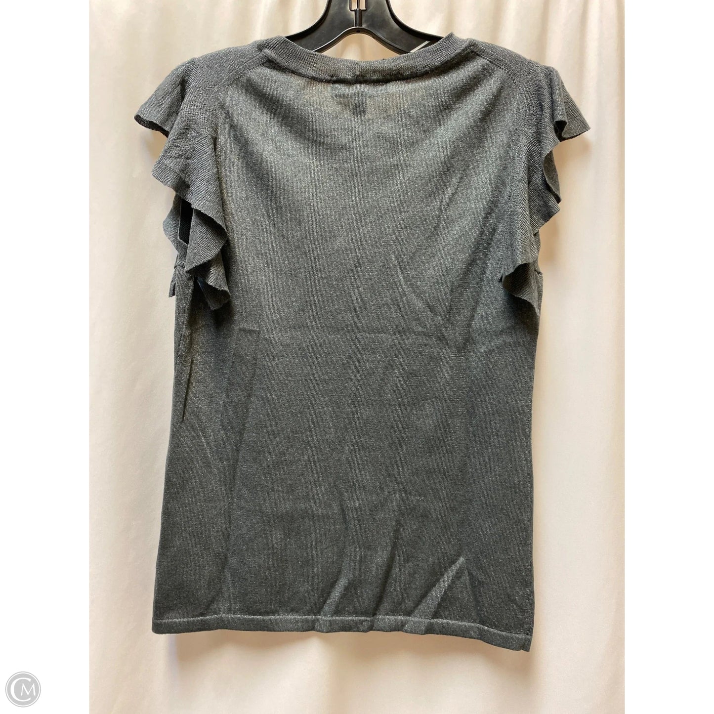 Top Short Sleeve By Banana Republic In Grey, Size: S