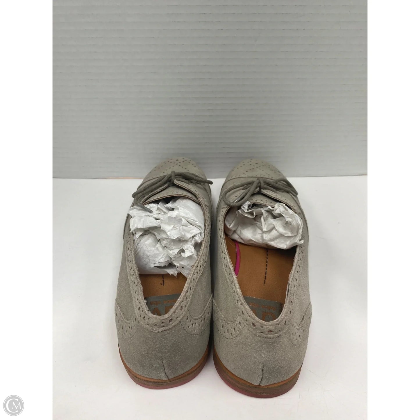 Shoes Flats By Dv In Grey, Size: 7.5