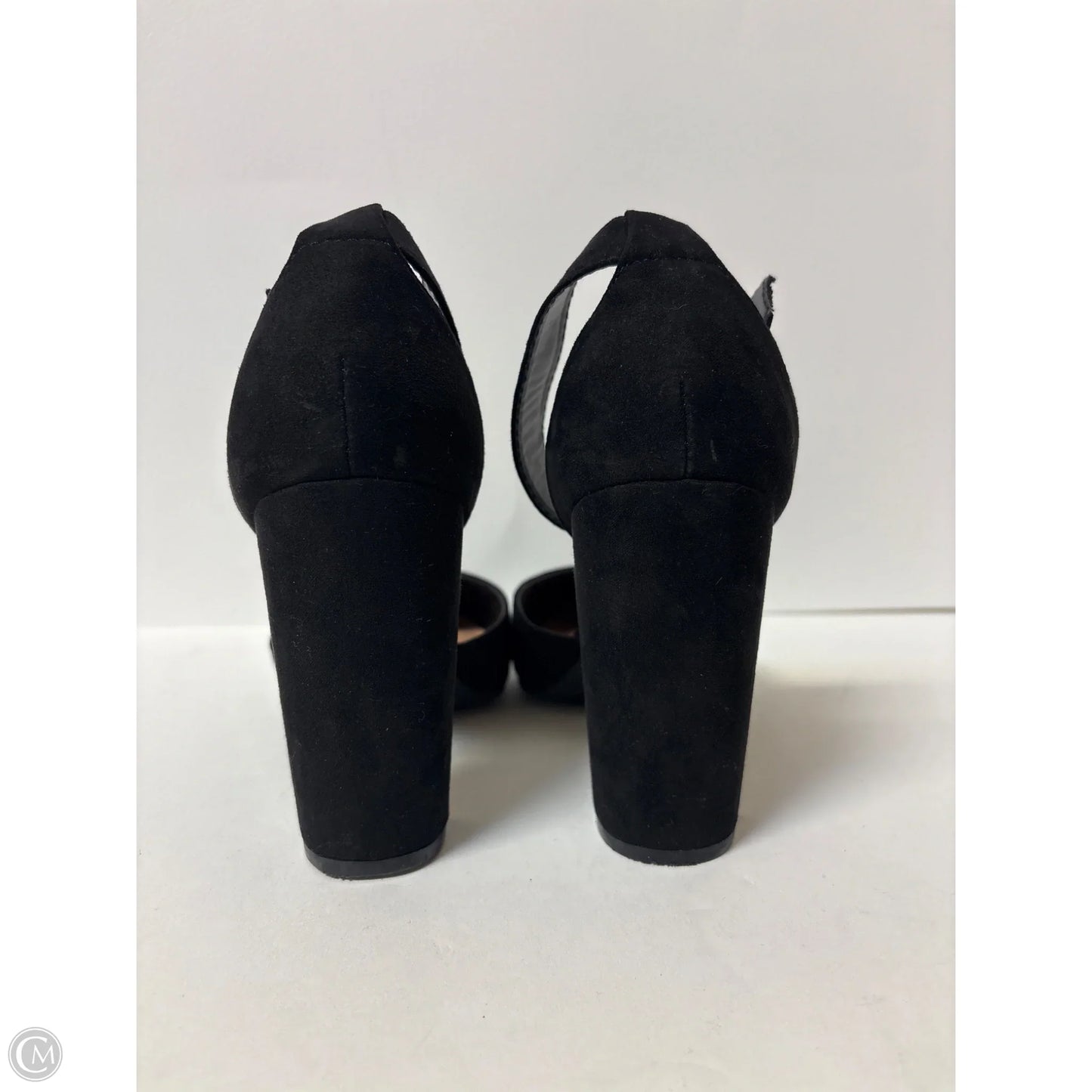 Shoes Heels Block By Rouge In Black, Size: 10