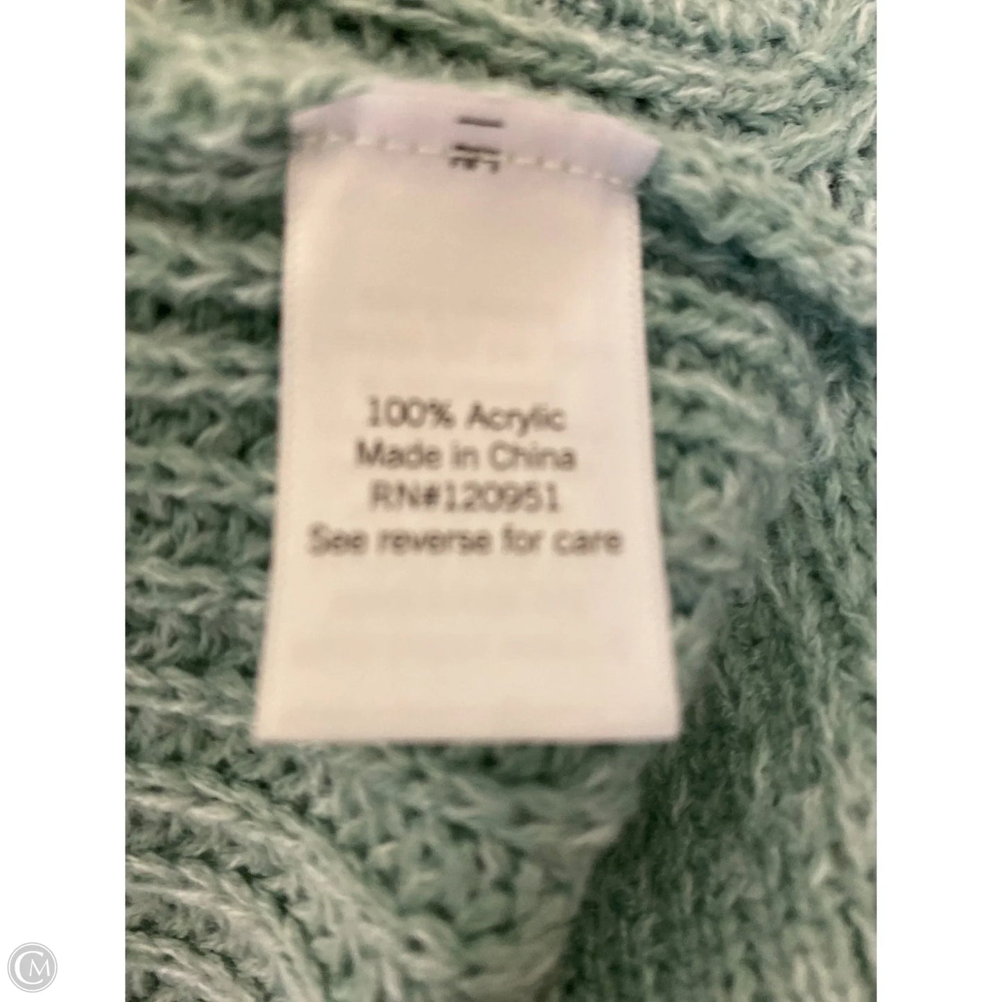 Cardigan By So In Teal, Size: Xs