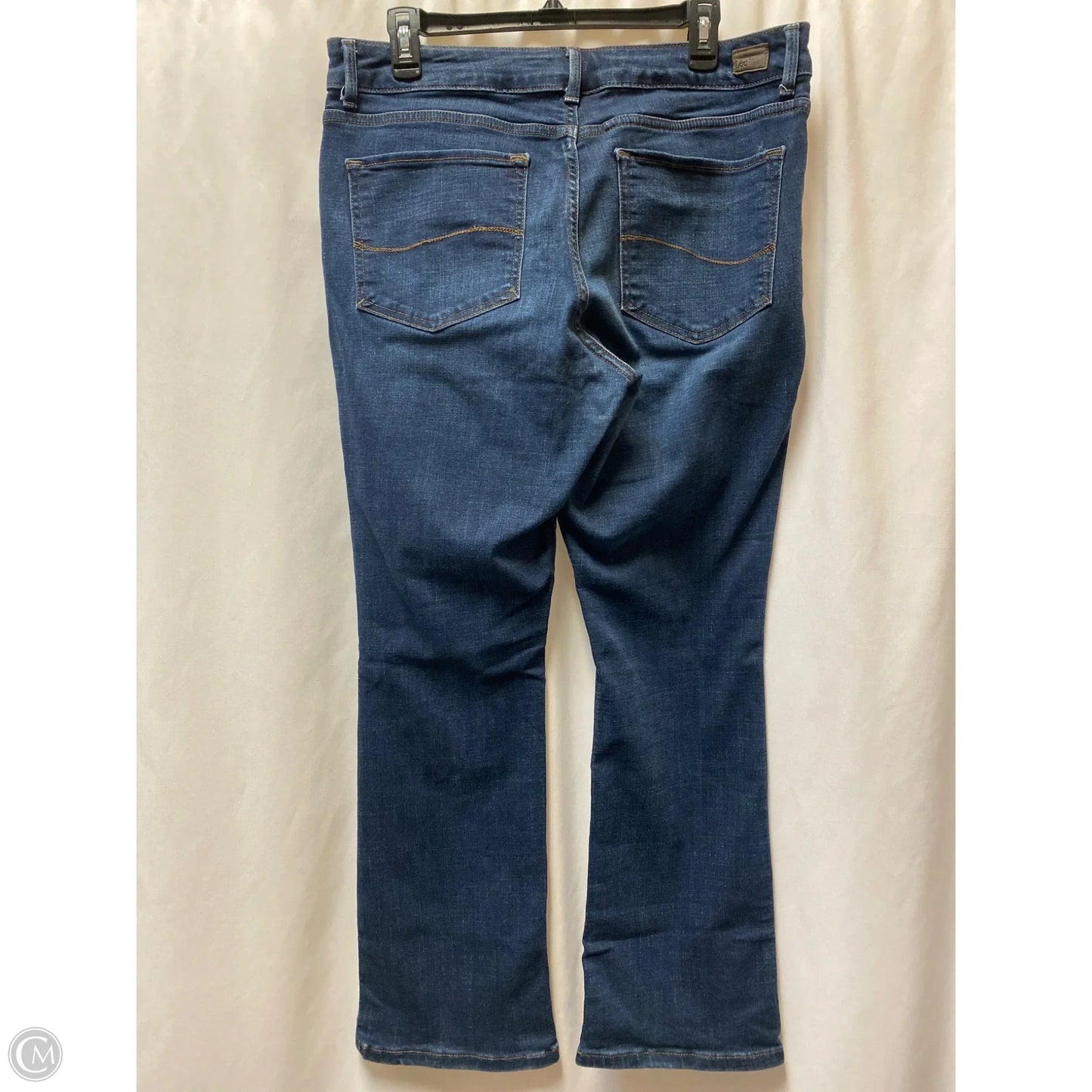 Jeans Boot Cut By Lee In Blue Denim, Size: 16