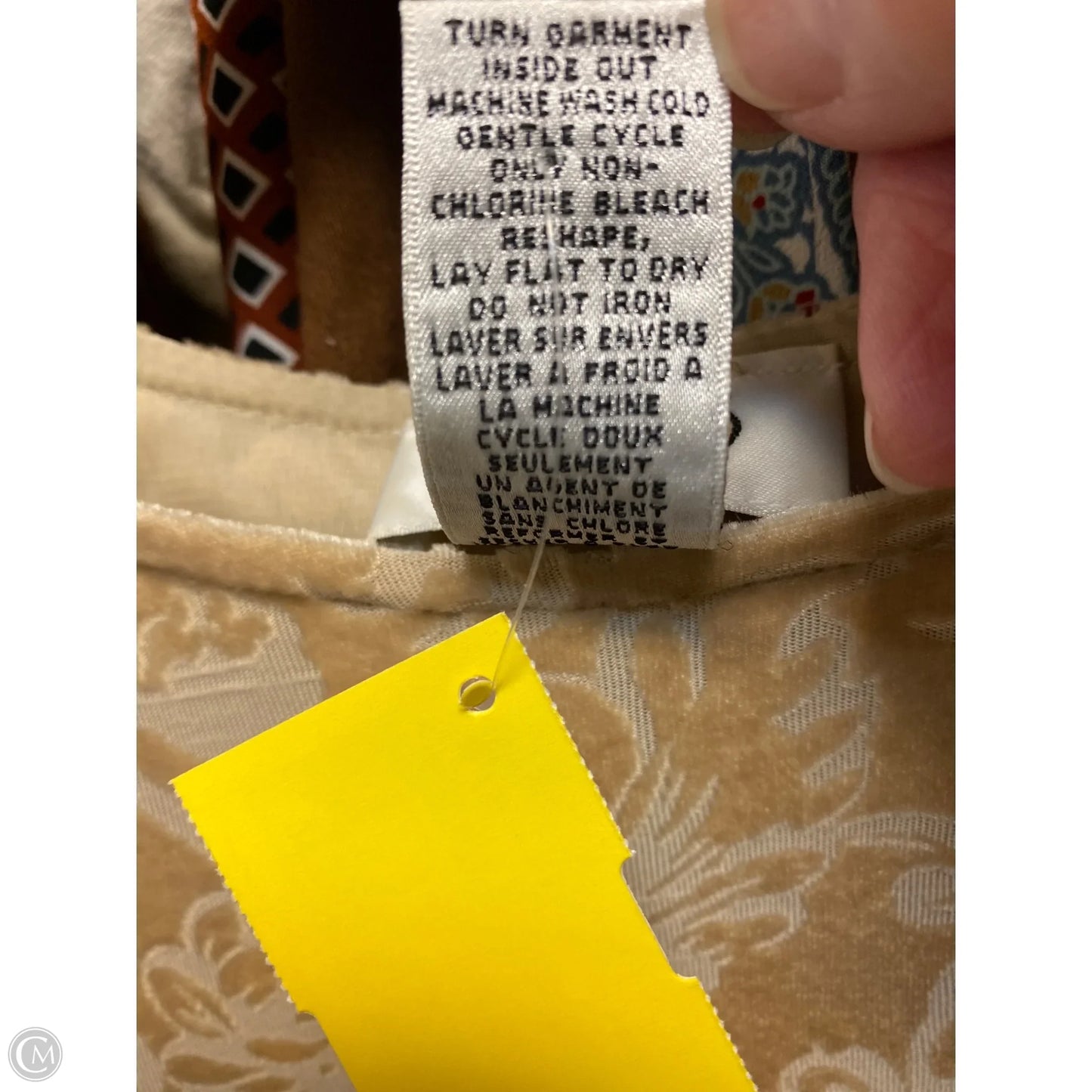 Top Long Sleeve By Talbots In Tan, Size: M