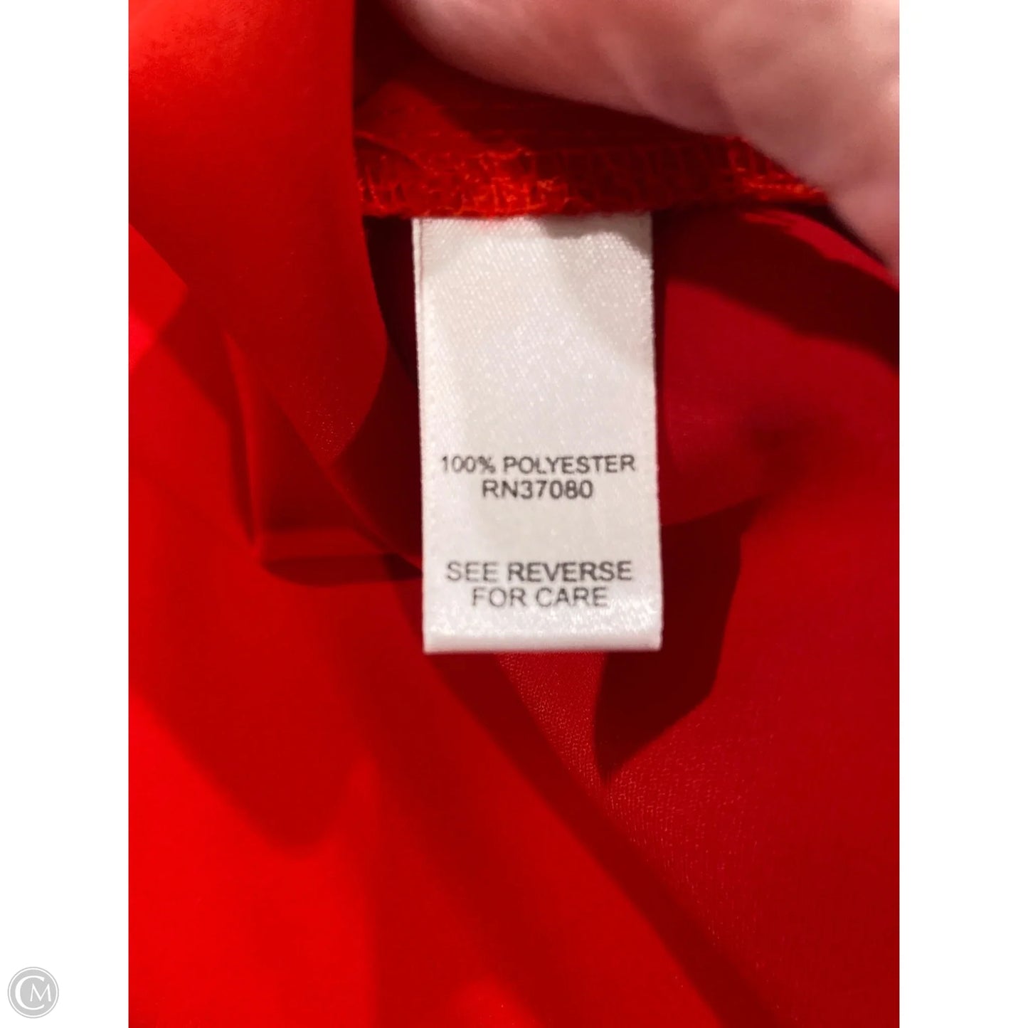 Top Long Sleeve By Cato In Red, Size: Xl