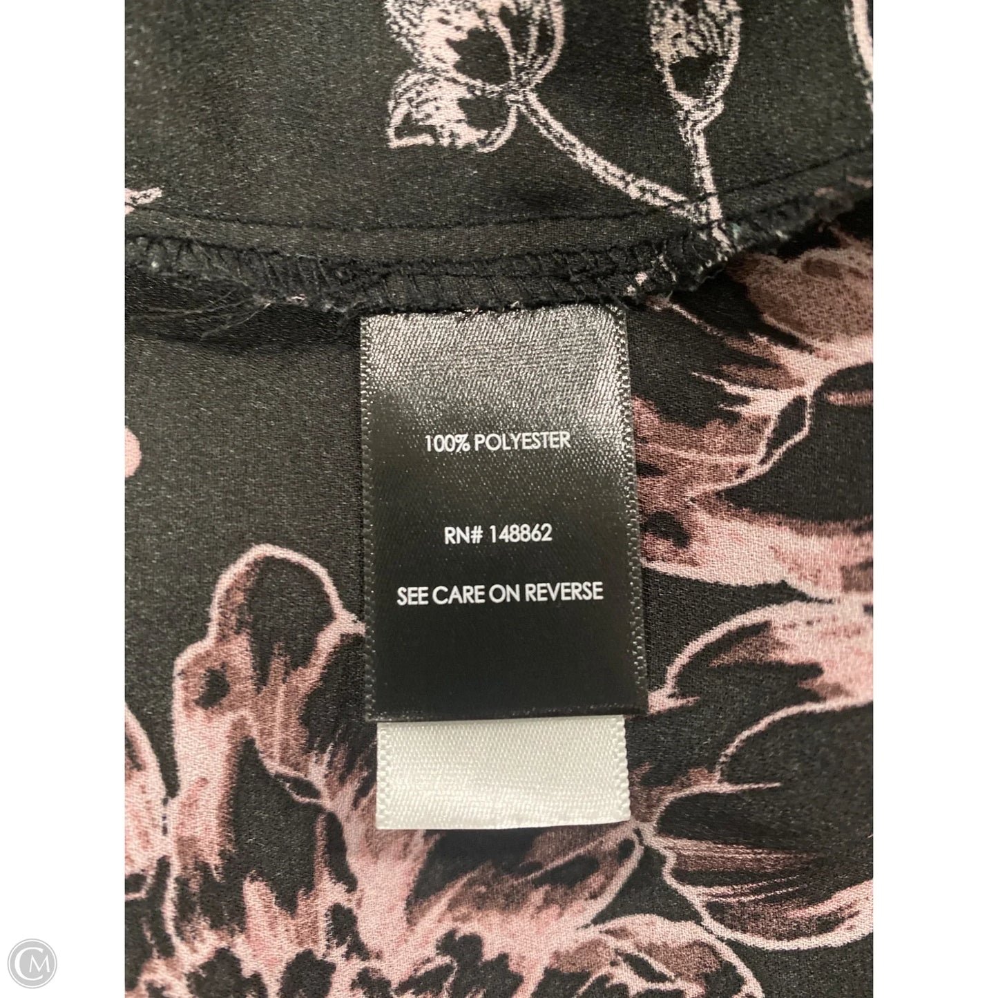 Top Long Sleeve By Torrid In Black & Pink, Size: 4x