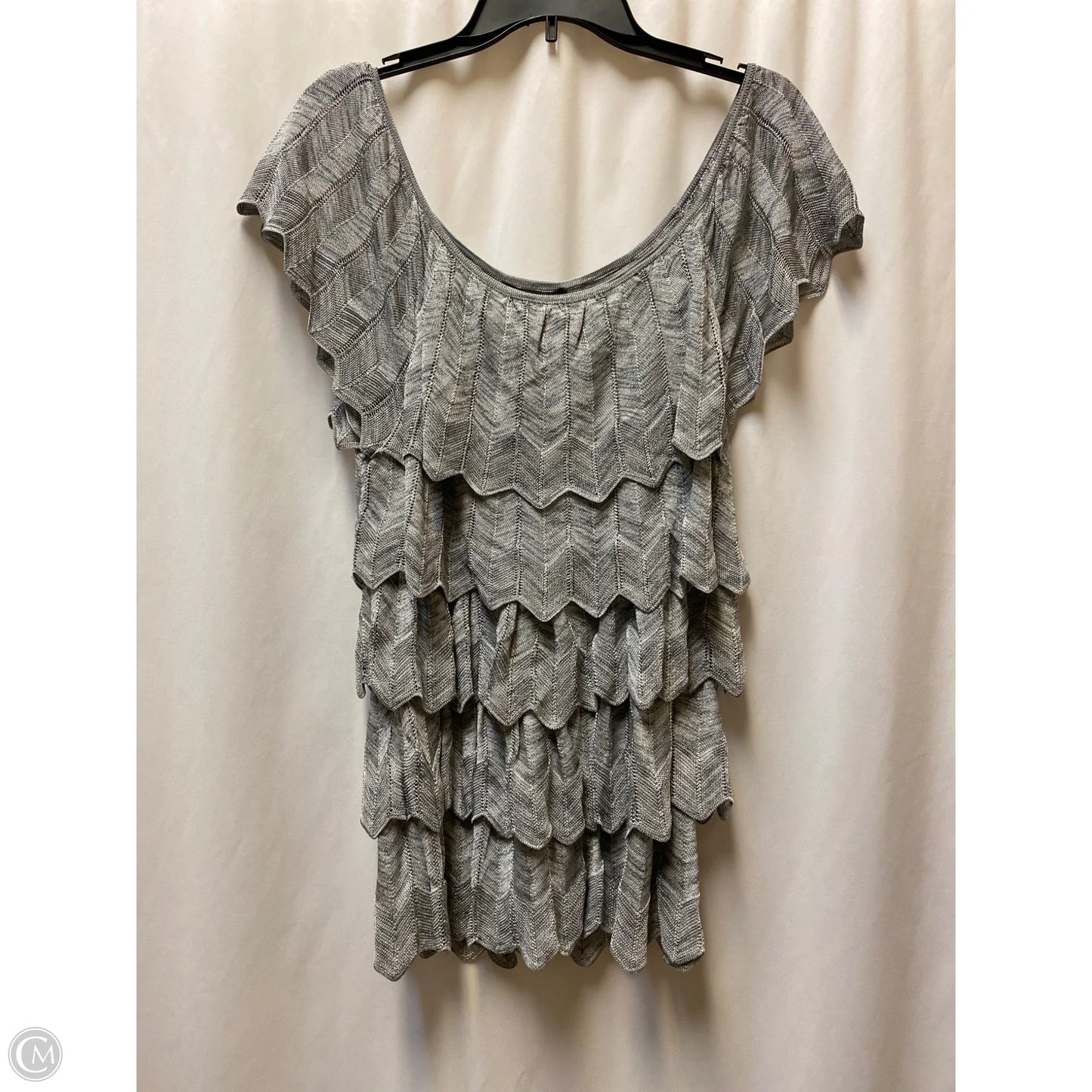 Top Sleeveless By White House Black Market In Silver, Size: Xl
