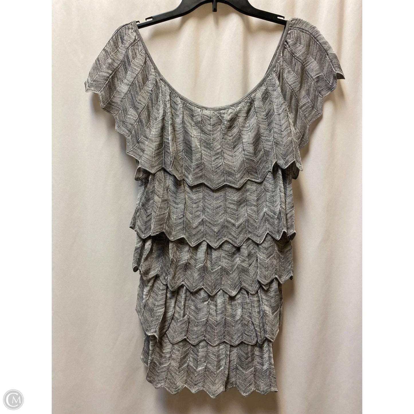 Top Sleeveless By White House Black Market In Silver, Size: Xl